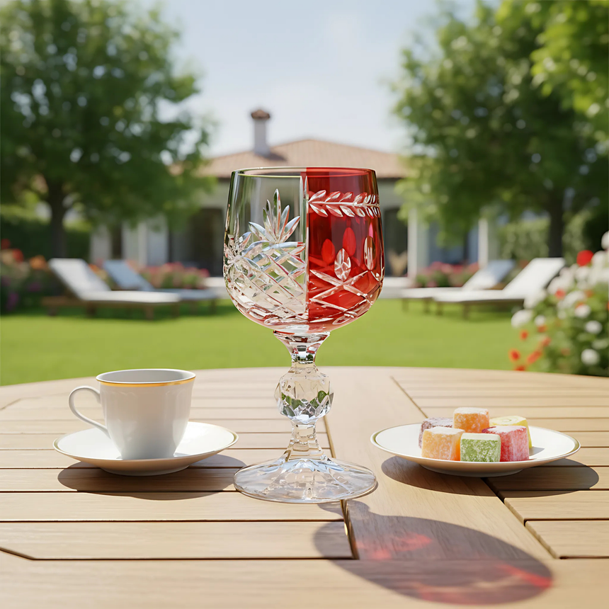 Bohemia Crystal Hybrid Kahve Yanı Su Bardağı - Margerie Crystal