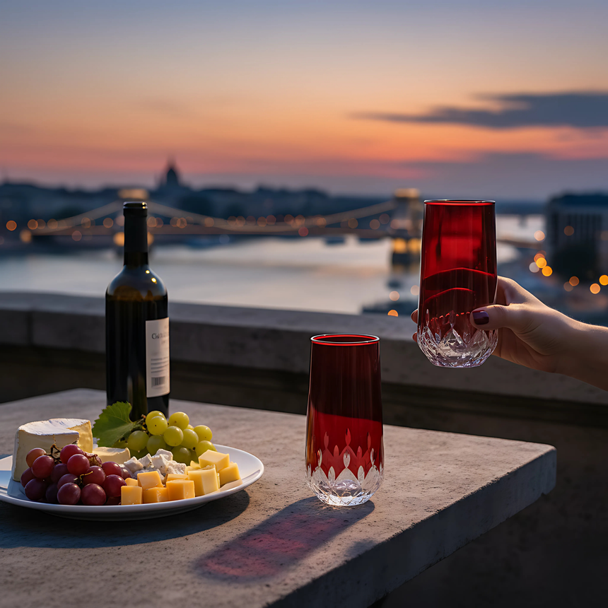 Aria Cam Uzun Su Bardağı - Margerie Crystal