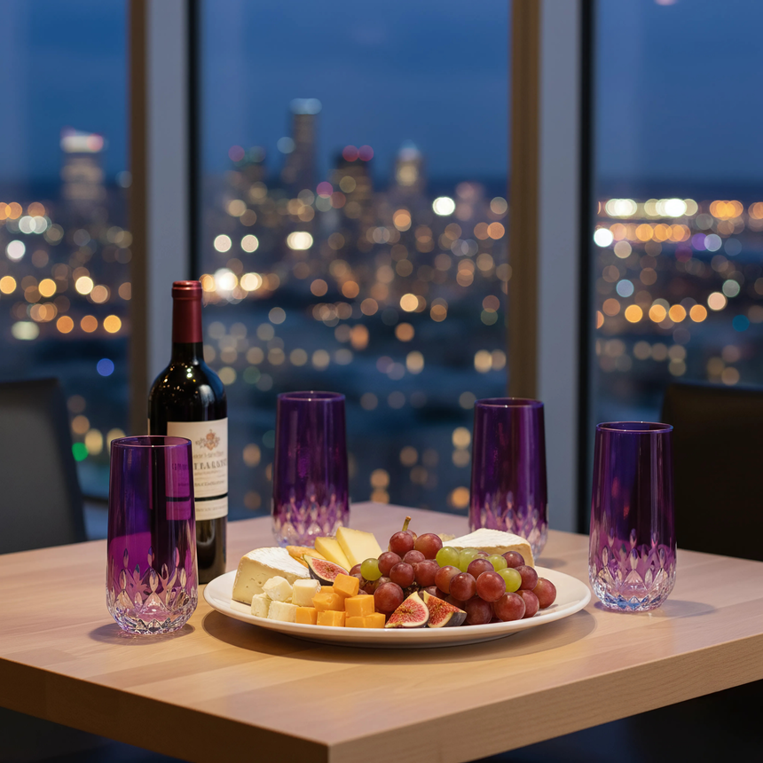 Aria Cam Uzun Su Bardağı - Margerie Crystal