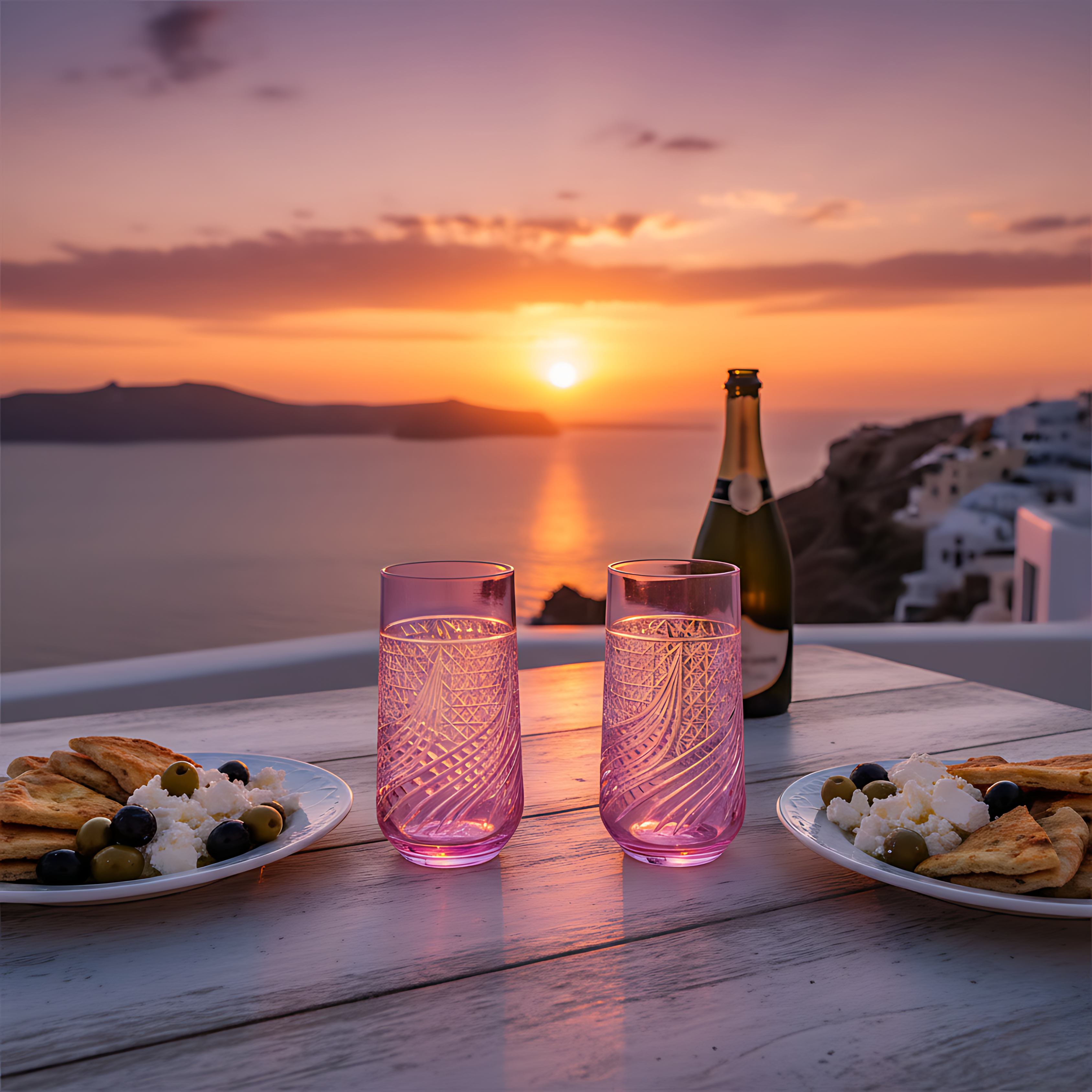 Aurora Cam Uzun Su Bardağı - Margerie Crystal