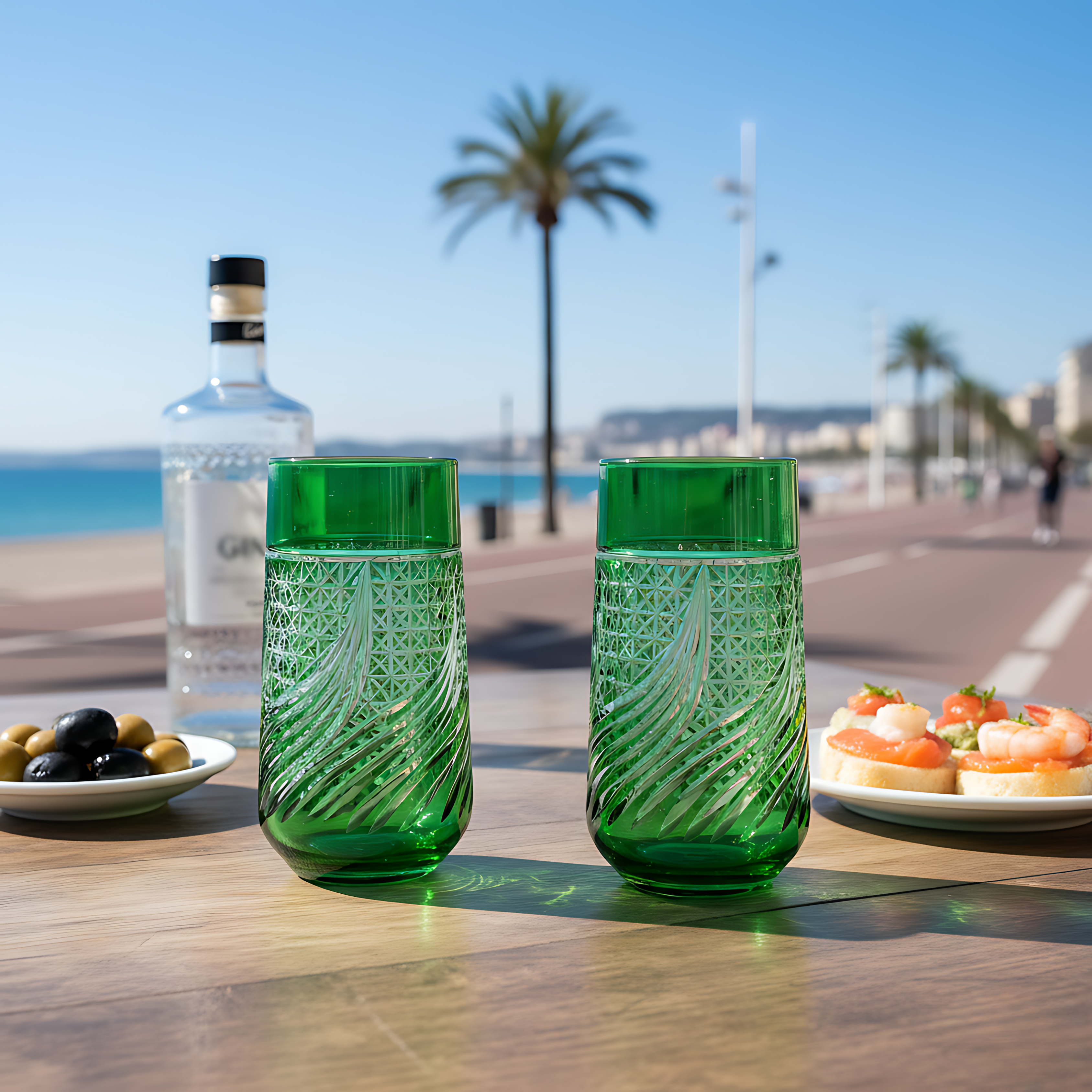 Aurora Cam Uzun Su Bardağı - Margerie Crystal