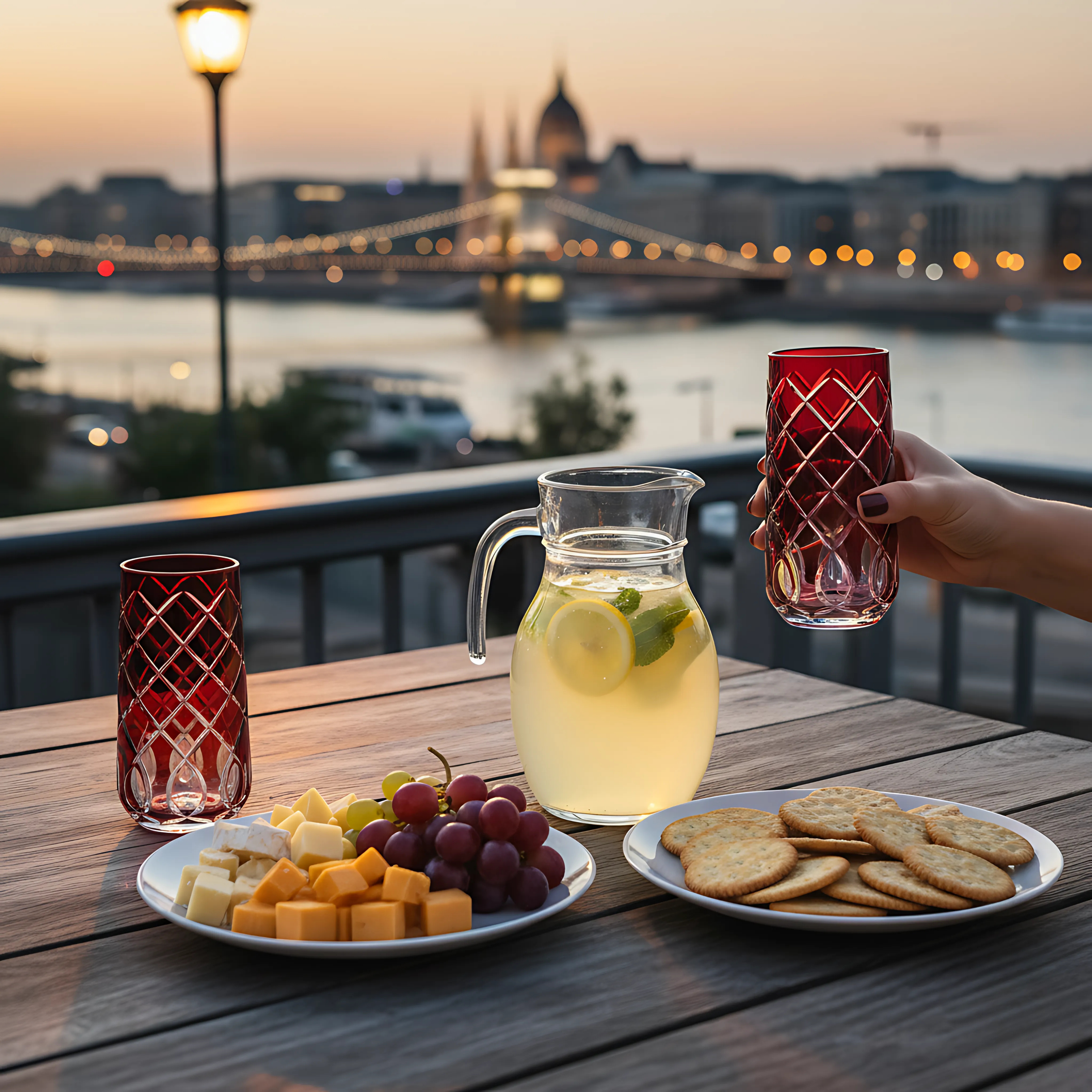 Heritage Cam Uzun Su Bardağı - Margerie Crystal