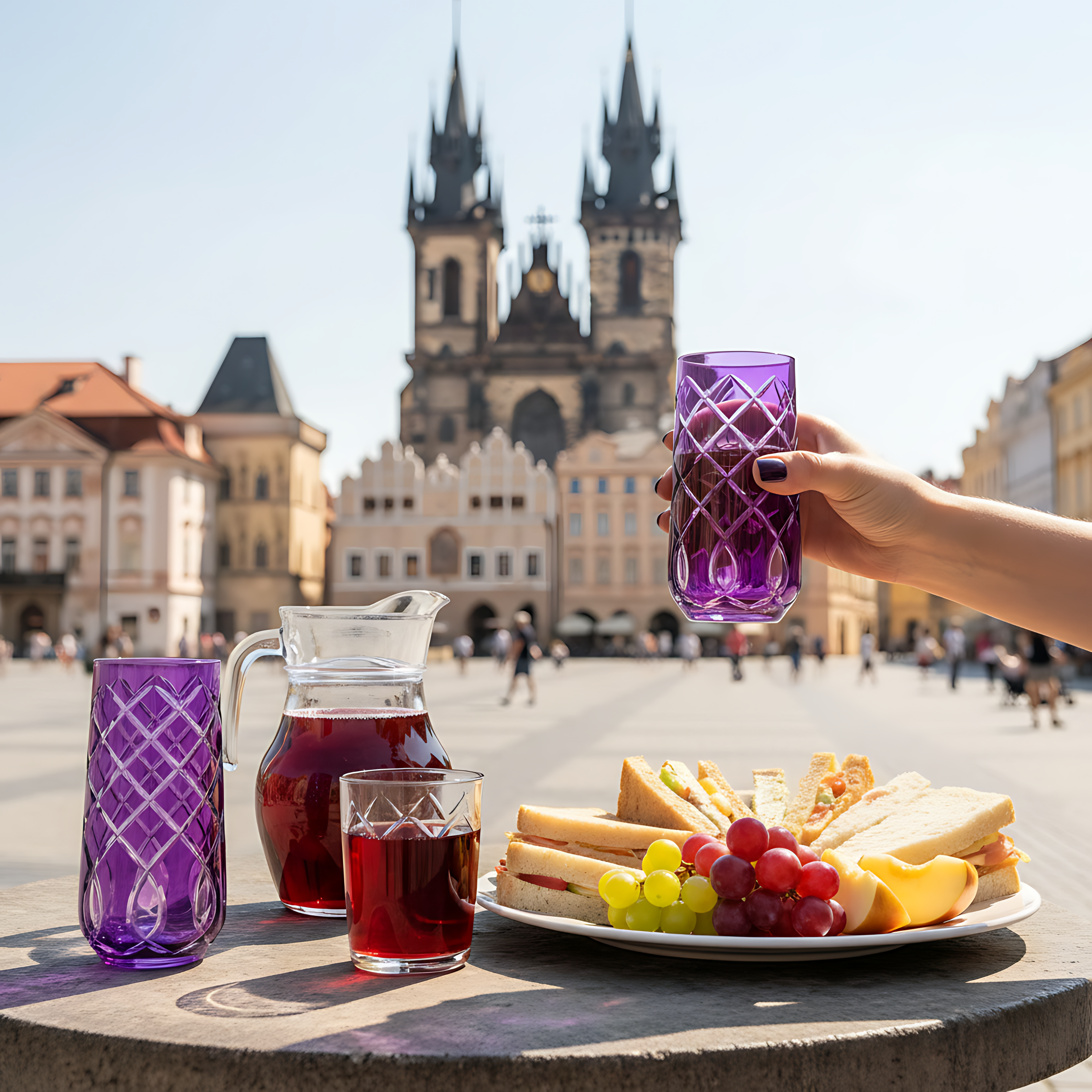 Heritage Cam Uzun Su Bardağı - Margerie Crystal