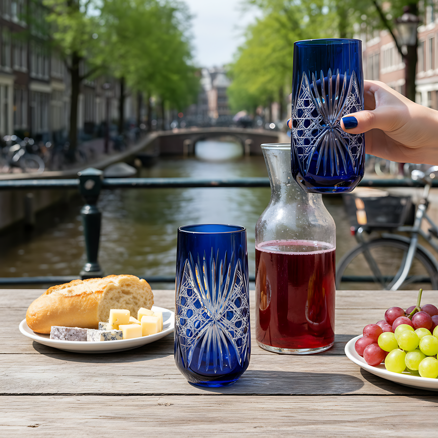 Éclat Cam Uzun Su Bardağı - Margerie Crystal