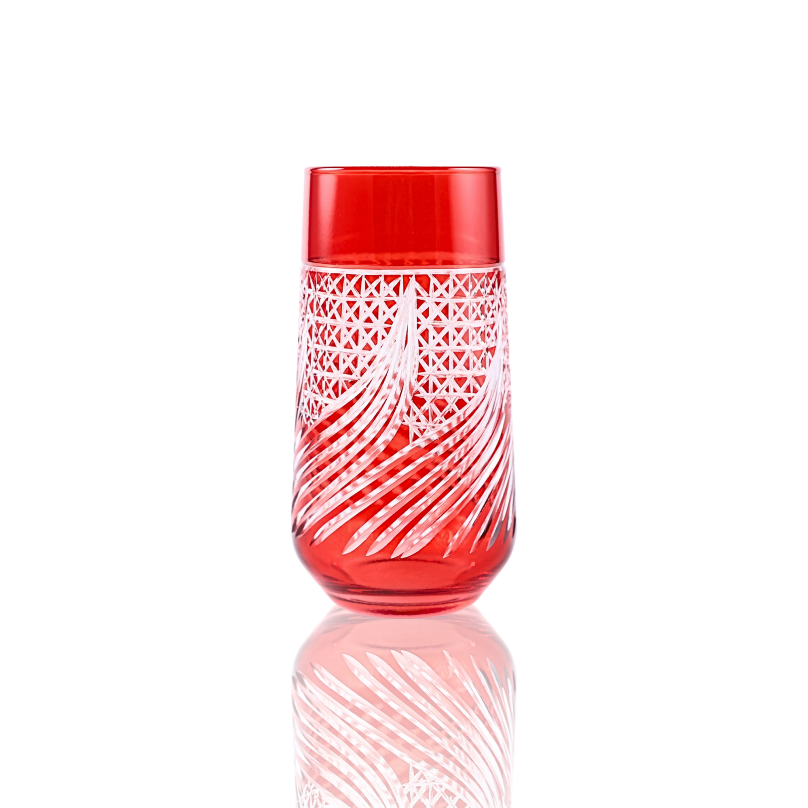 Aurora Cam Uzun Su Bardağı - Margerie Crystal