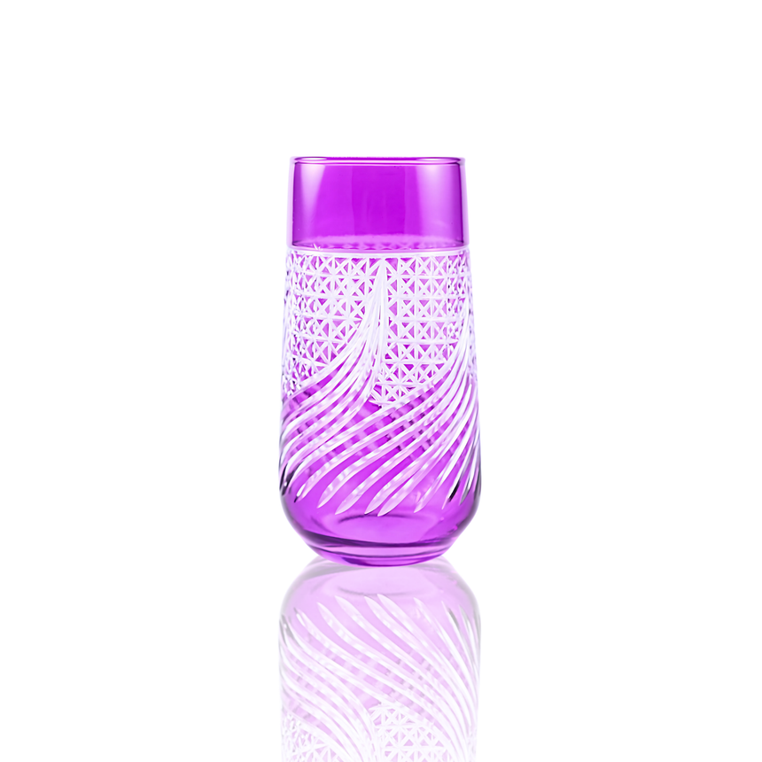 Aurora Cam Uzun Su Bardağı - Margerie Crystal