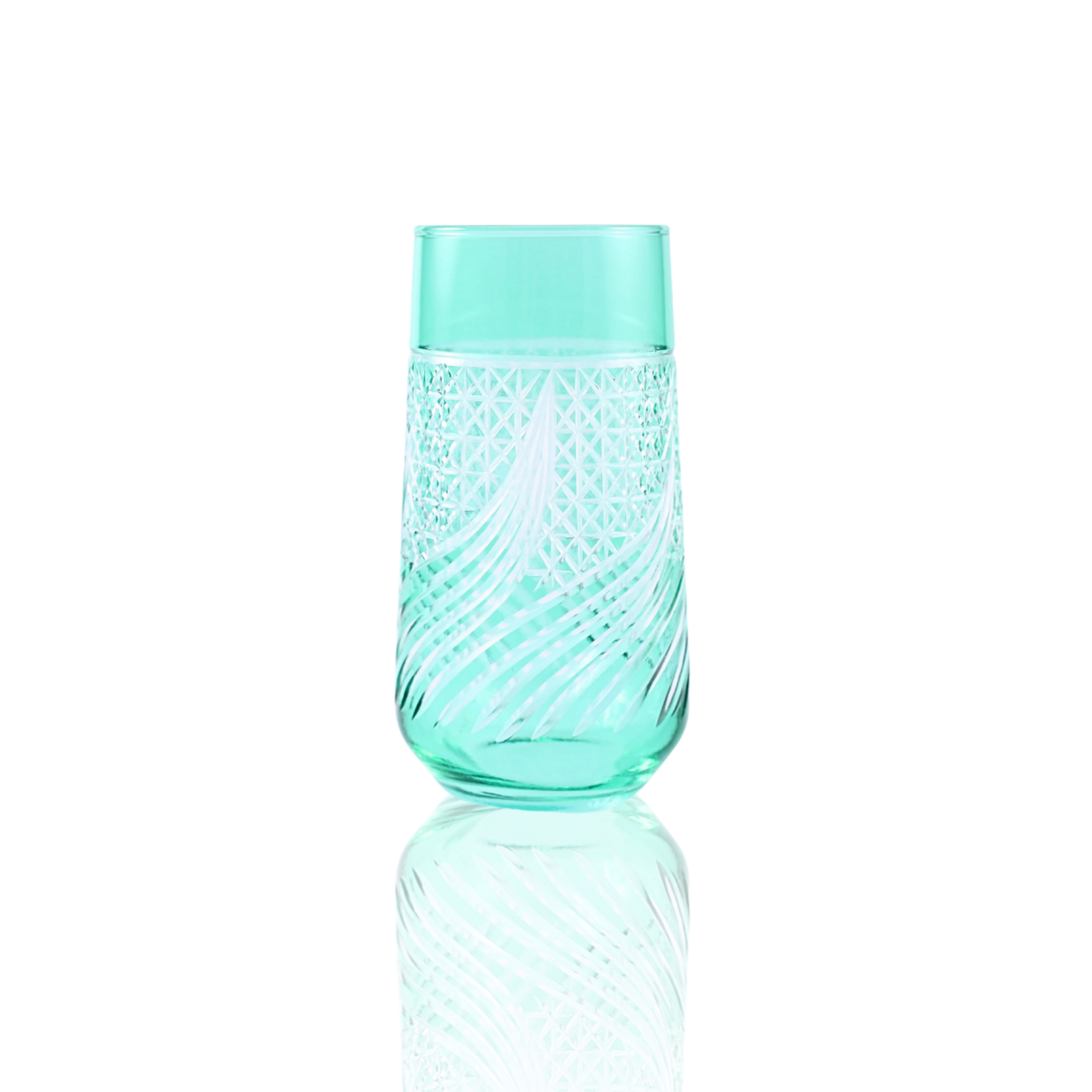 Aurora Cam Uzun Su Bardağı - Margerie Crystal