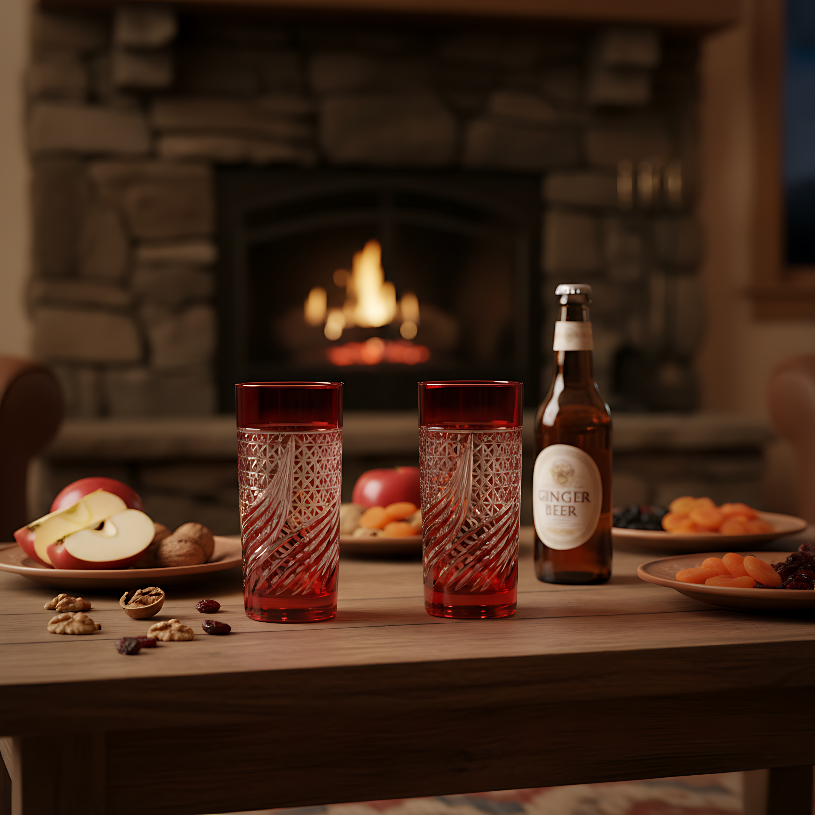 Aurora Cam Uzun Su Bardağı - Margerie Crystal