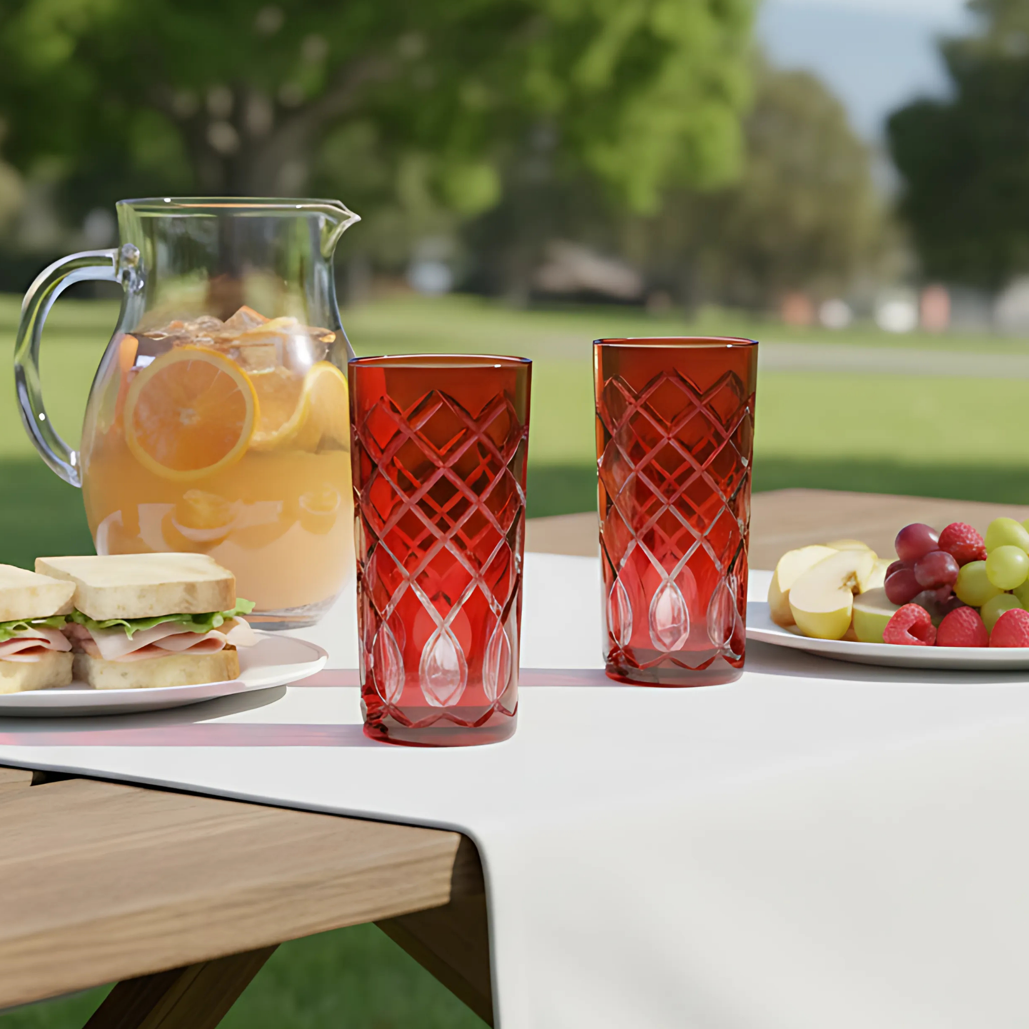 Heritage Cam Uzun Su Bardağı - Margerie Crystal