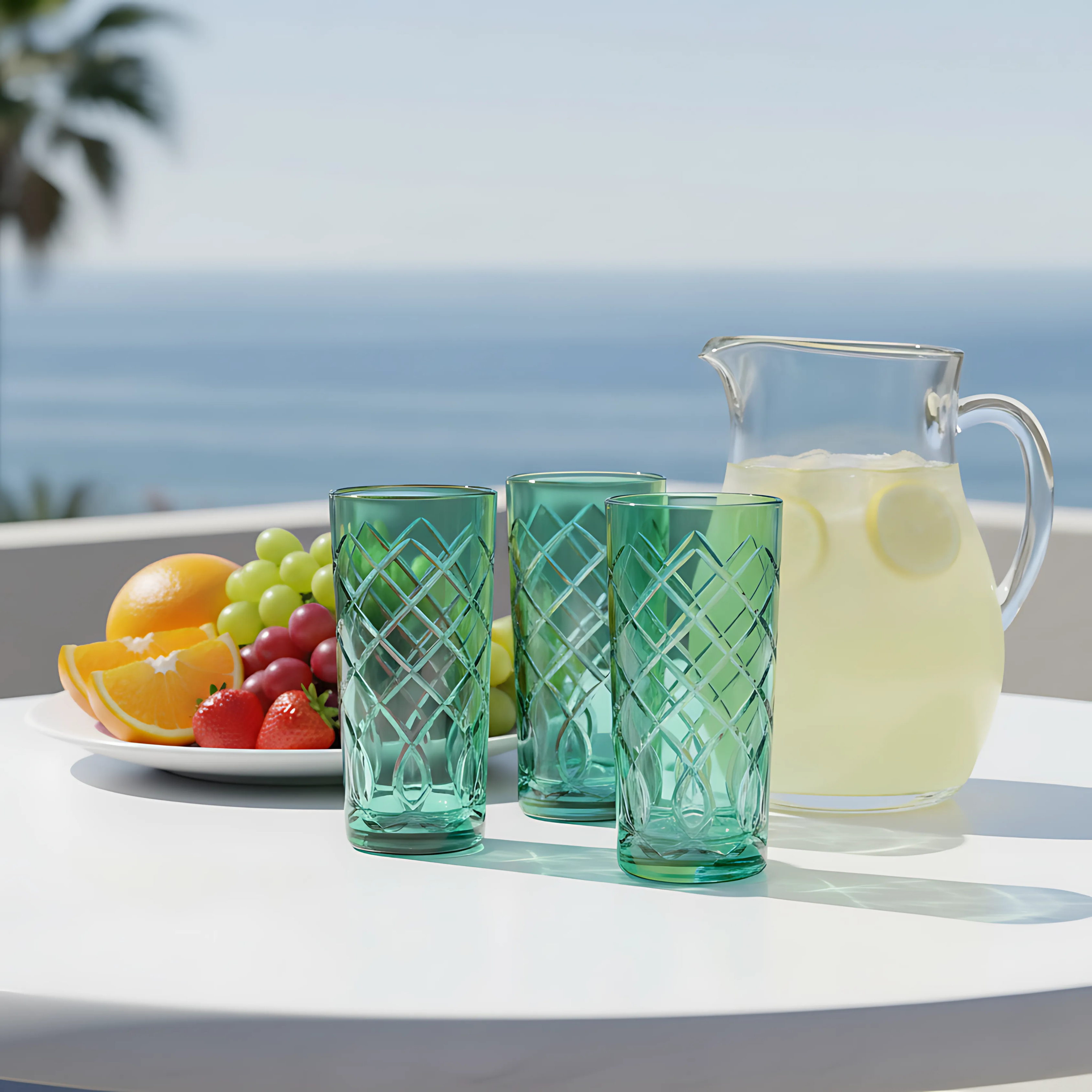 Heritage Cam Uzun Su Bardağı - Margerie Crystal