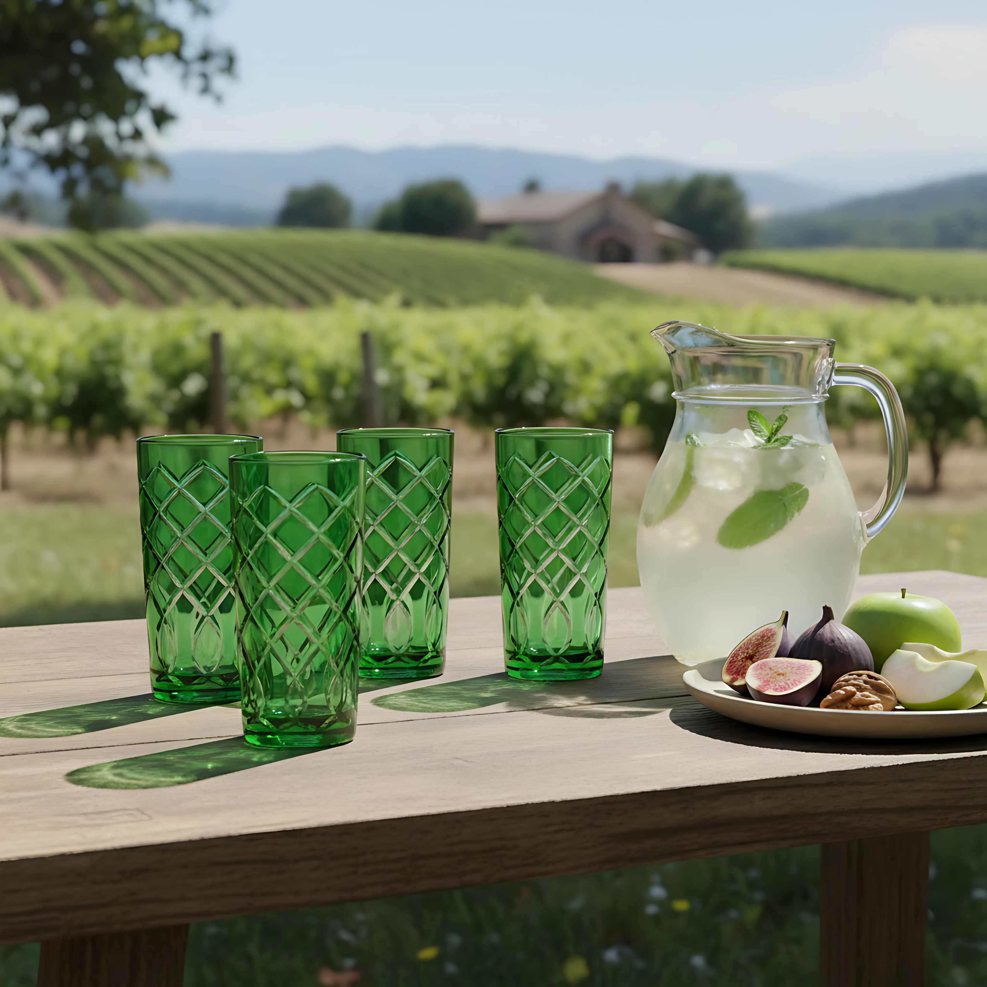 Heritage Cam Uzun Su Bardağı - Margerie Crystal