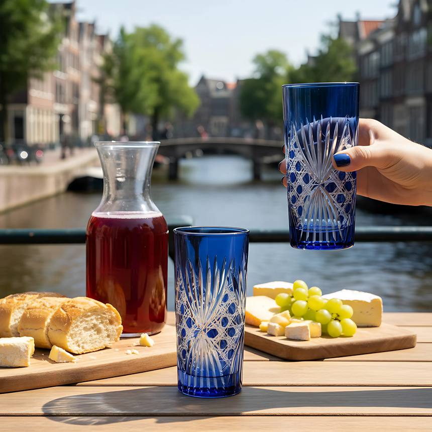 Éclat Cam Uzun Su Bardağı - Margerie Crystal