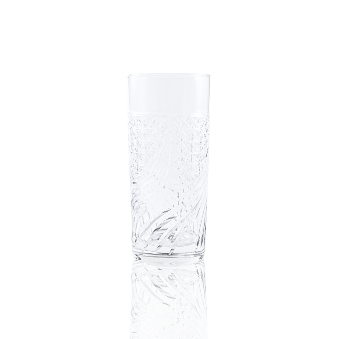 Aurora Cam Uzun Su Bardağı - Margerie Crystal