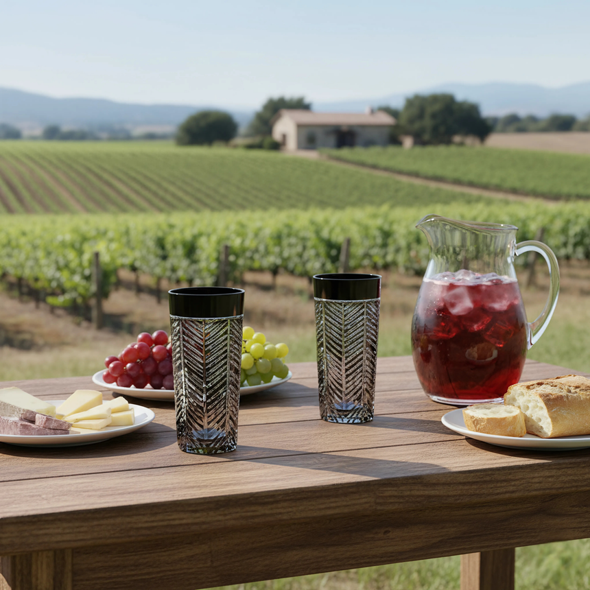 Lanza Cam Su Bardağı - Margerie Crystal