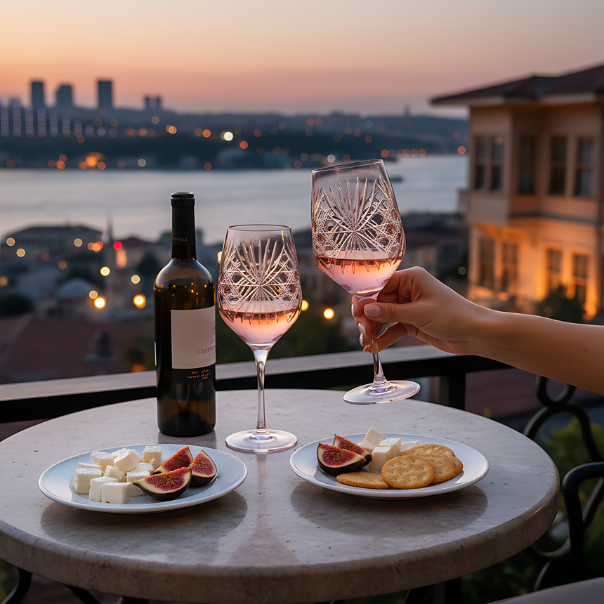 Éclat Cam Kadeh - Margerie Crystal