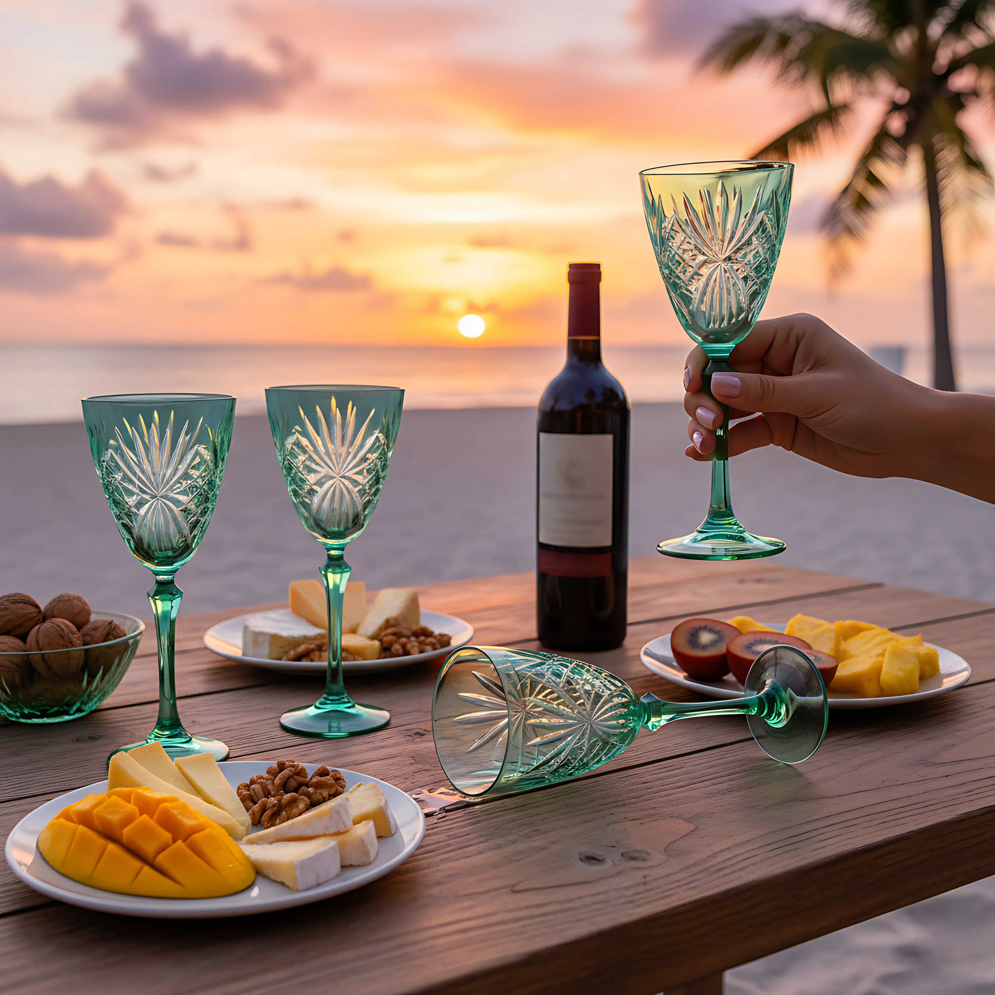 Éclat Cam Kadeh - Margerie Crystal