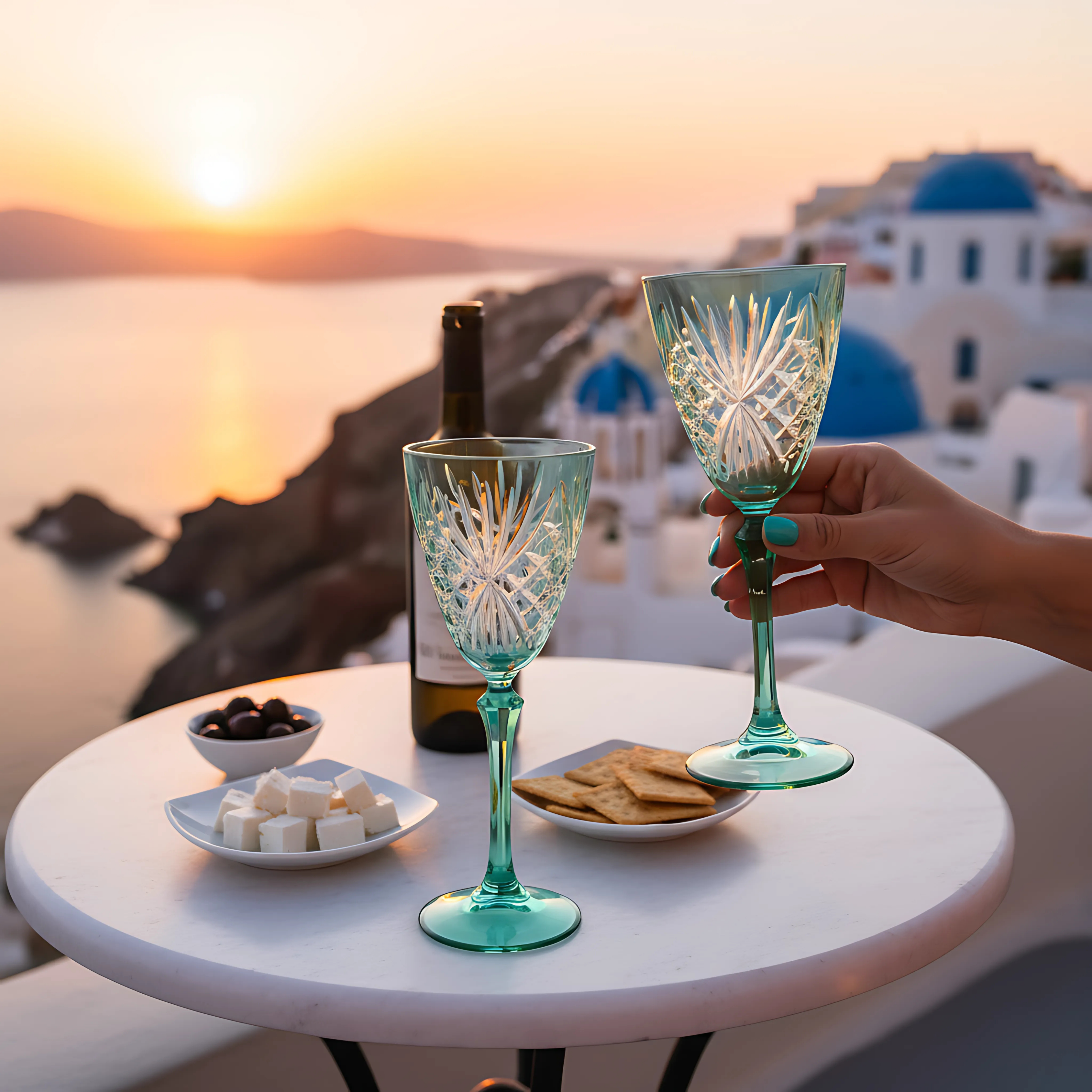 Éclat Cam Kadeh - Margerie Crystal