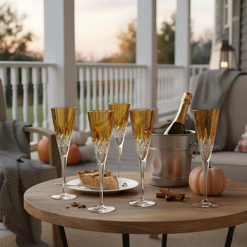 Aria Flüt Cam Kadeh - Margerie Crystal