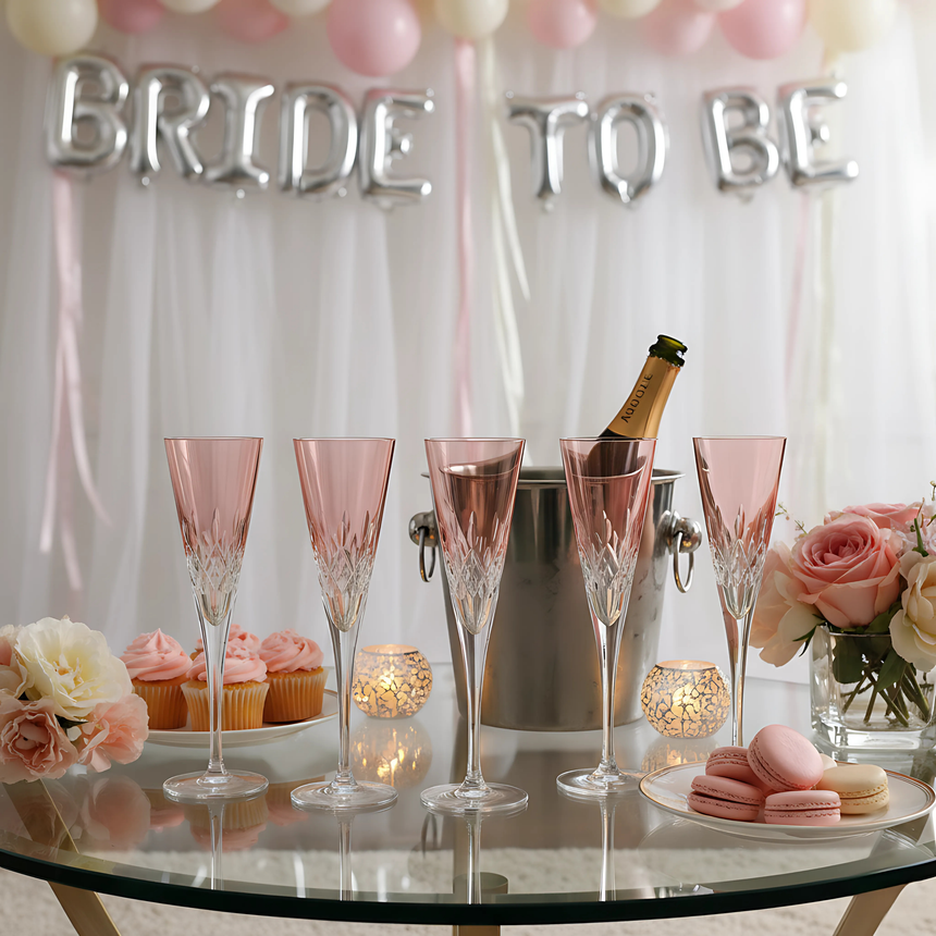 Aria Flüt Cam Kadeh - Margerie Crystal