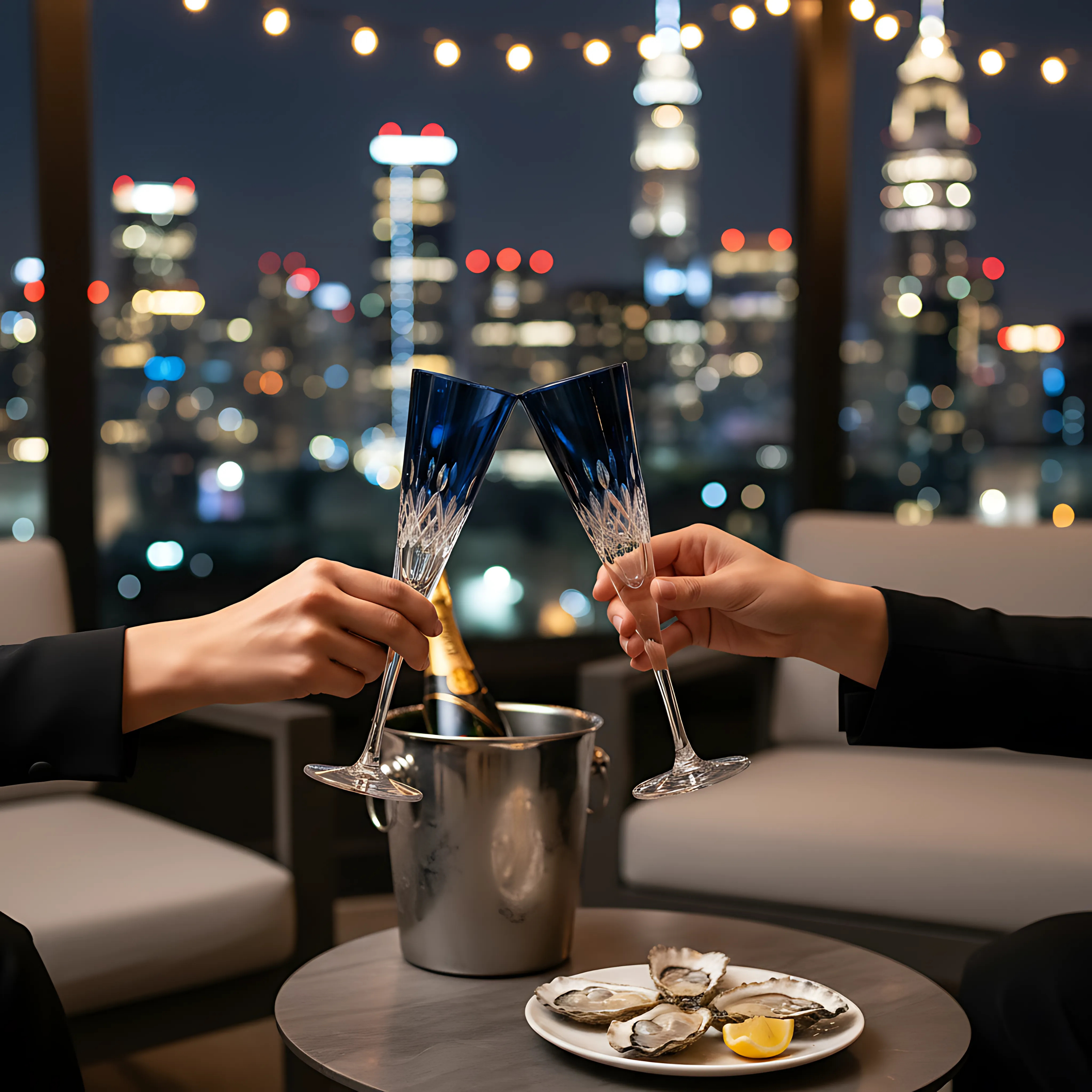 Aria Flüt Cam Kadeh - Margerie Crystal