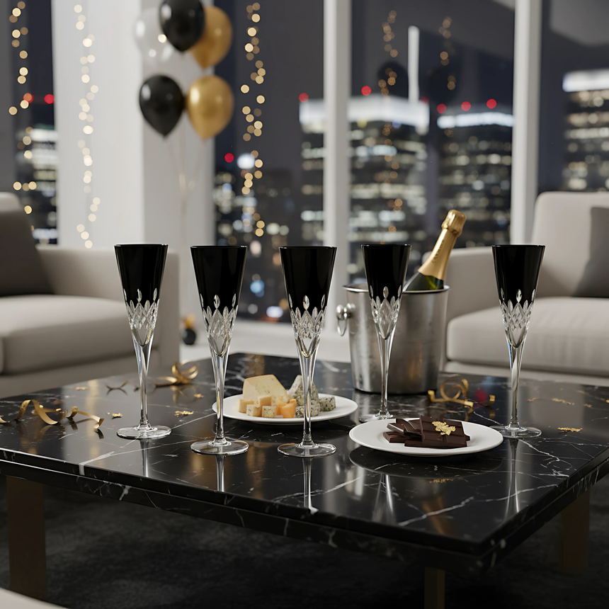 Aria Flüt Cam Kadeh - Margerie Crystal