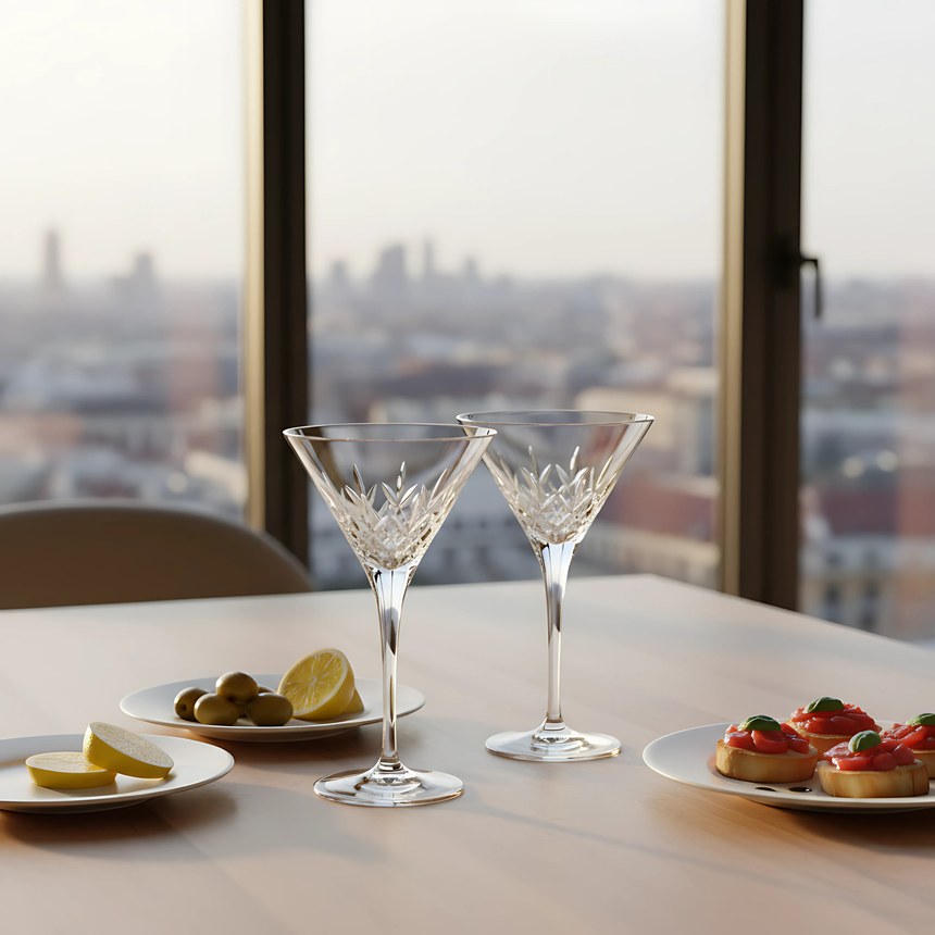 Aria Cam Kokteyl Bardağı - Margerie Crystal