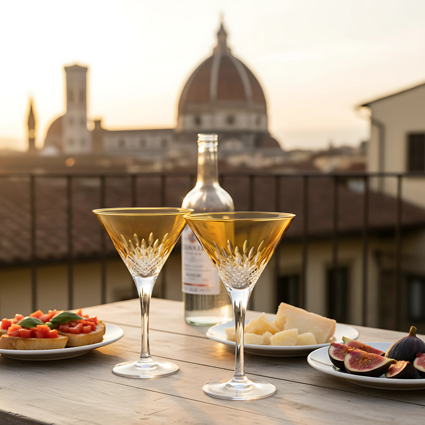 Aria Cam Kokteyl Bardağı - Margerie Crystal