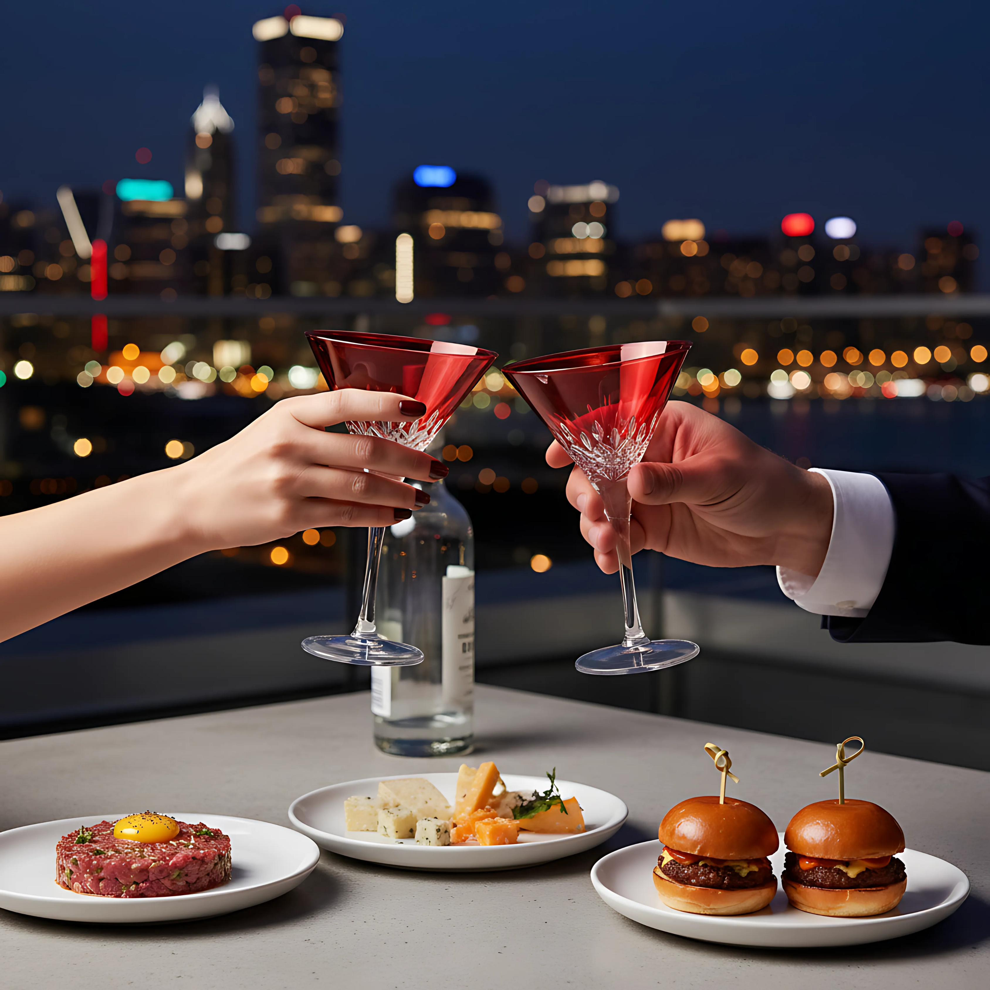 Aria Cam Kokteyl Bardağı - Margerie Crystal