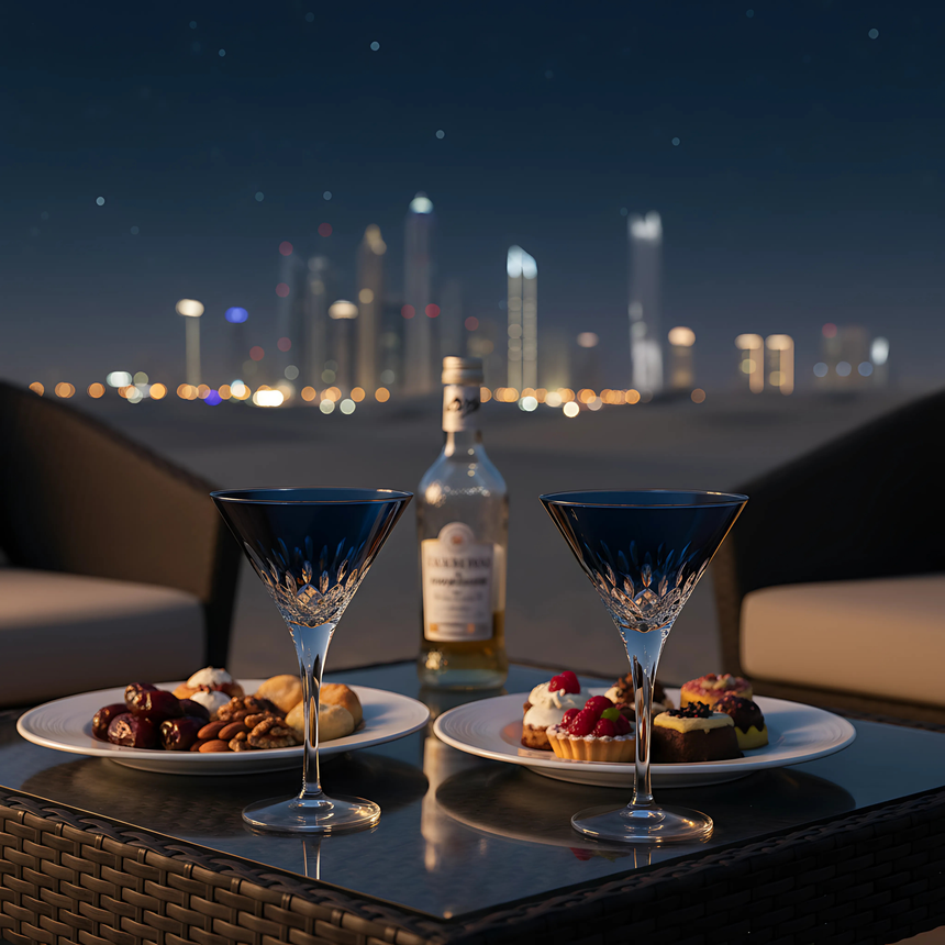 Aria Cam Kokteyl Bardağı - Margerie Crystal