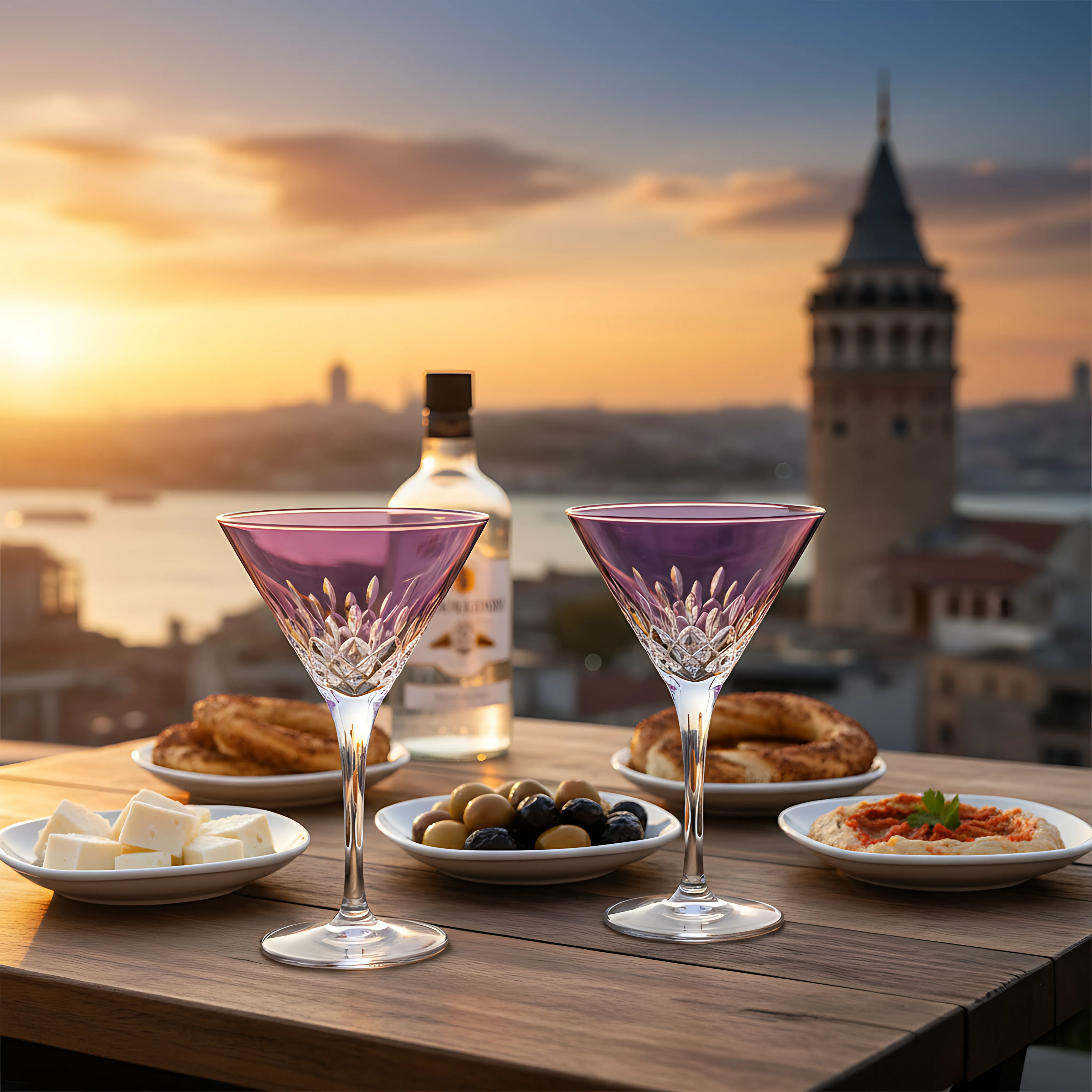 Aria Cam Kokteyl Bardağı - Margerie Crystal