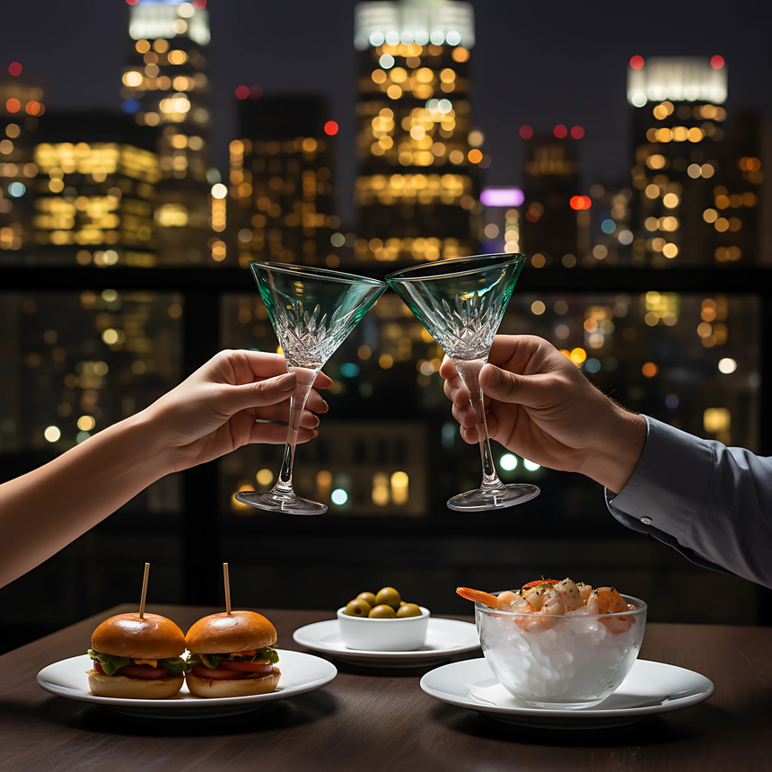 Aria Cam Kokteyl Bardağı - Margerie Crystal