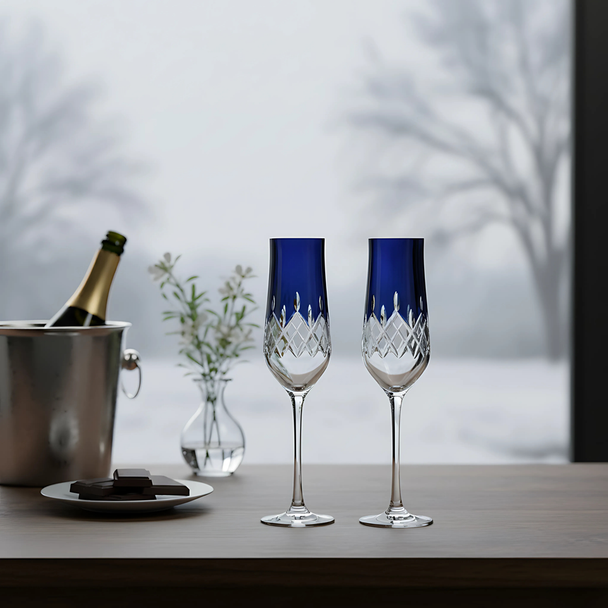 Aria Kristal Flüt Kadeh - Margerie Crystal