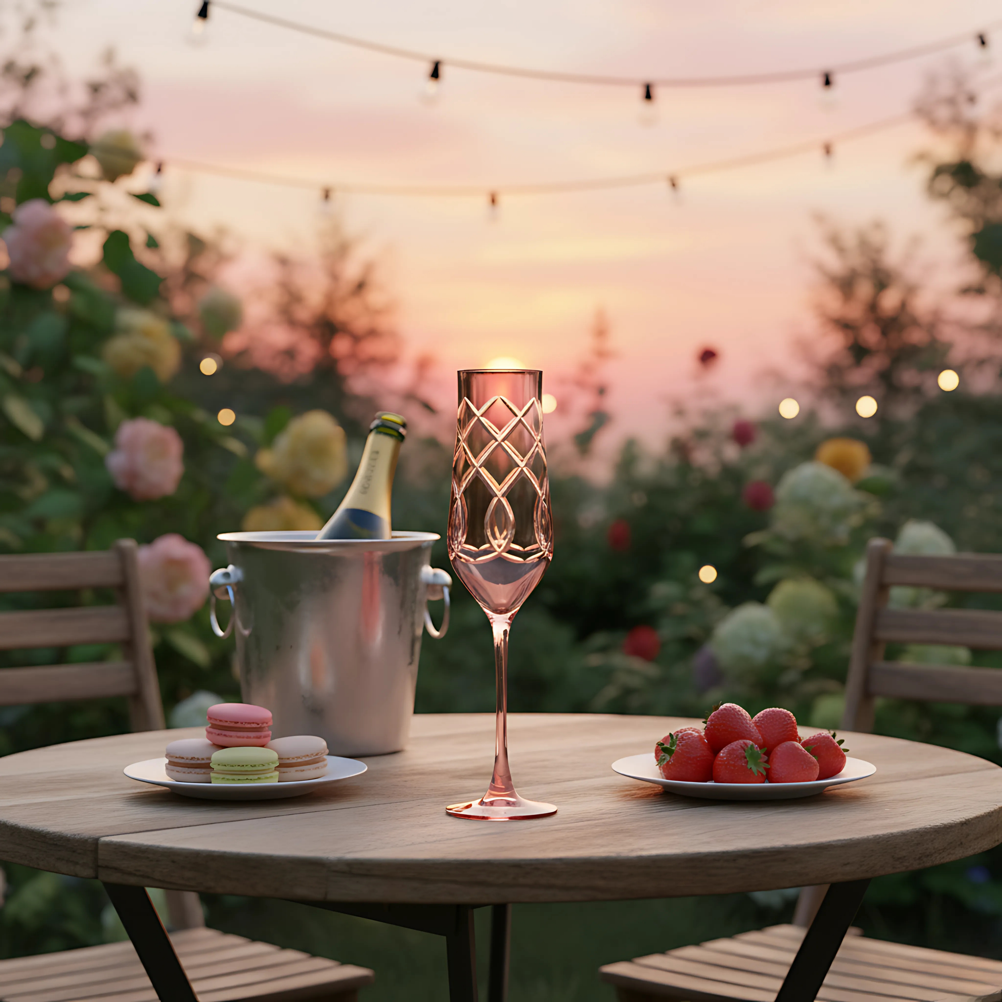 Heritage Kristal Flüt Kadeh - Margerie Crystal