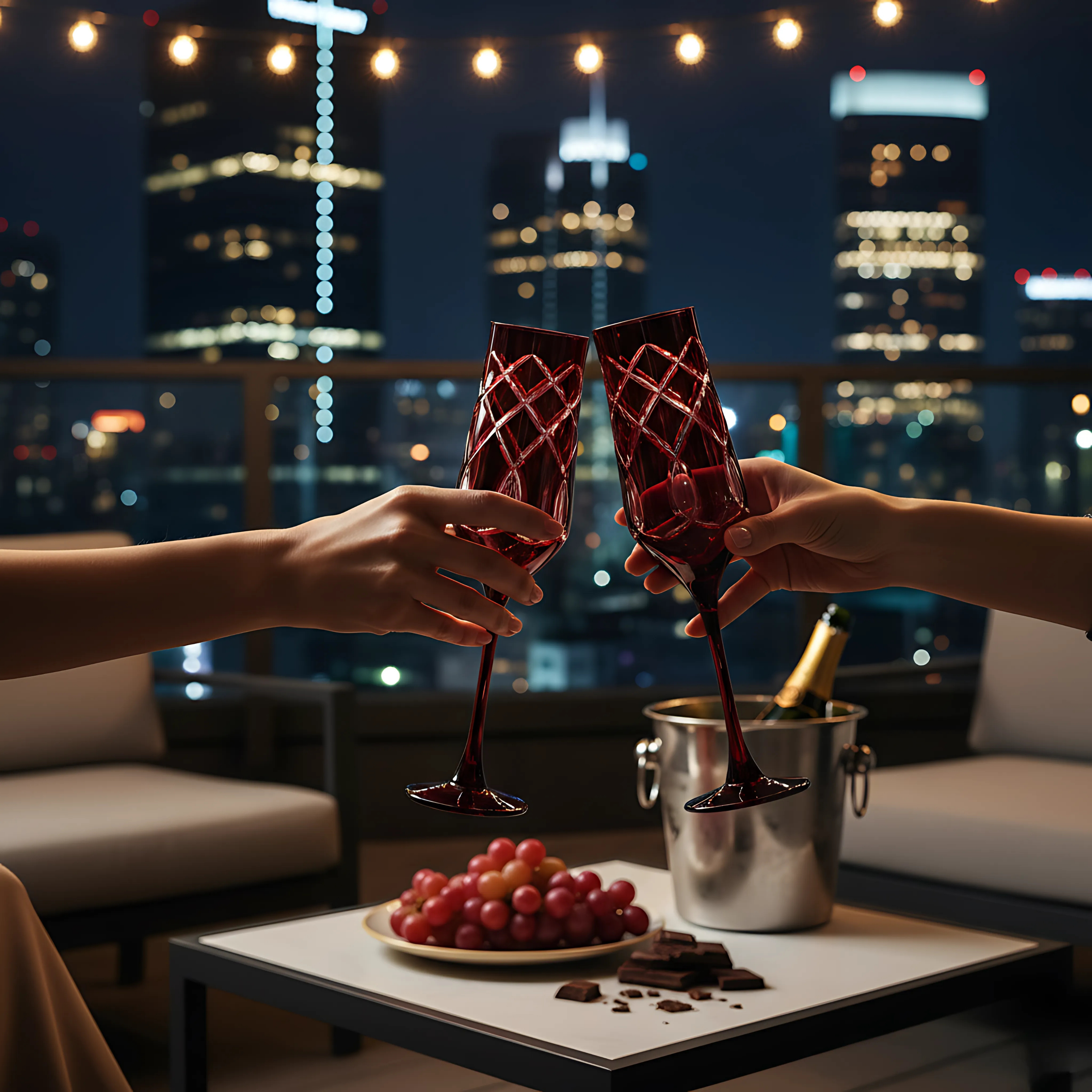 Heritage Kristal Flüt Kadeh - Margerie Crystal