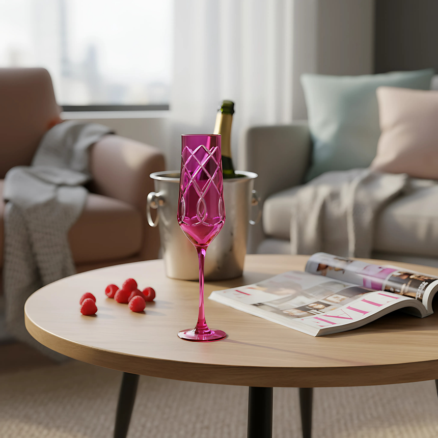 Heritage Kristal Flüt Kadeh - Margerie Crystal