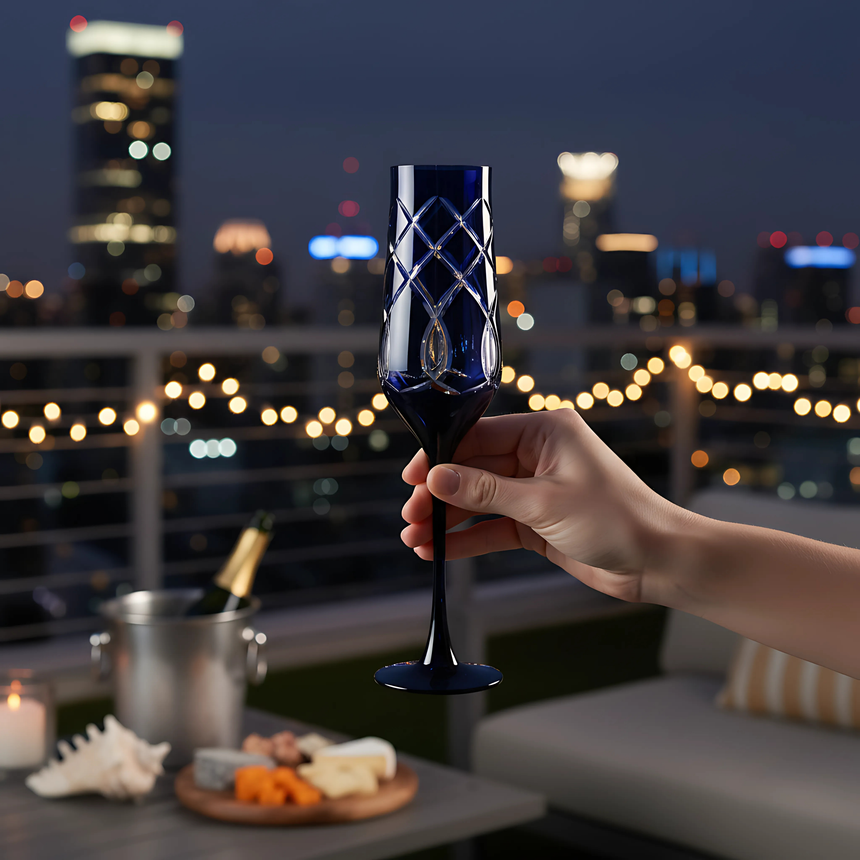 Heritage Kristal Flüt Kadeh - Margerie Crystal