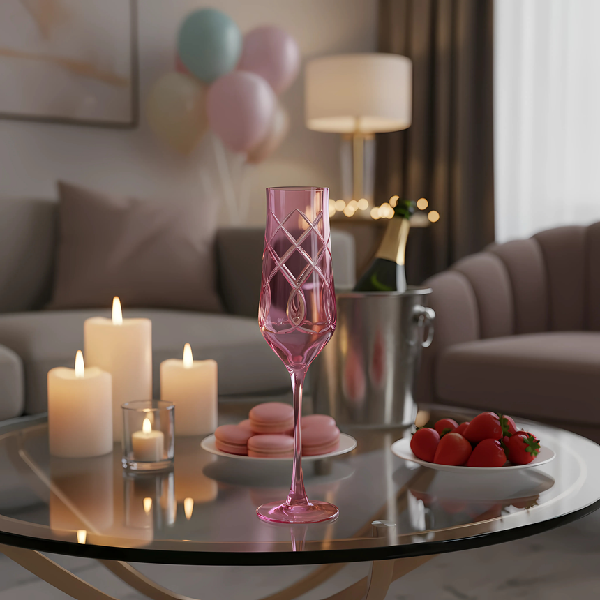 Heritage Kristal Flüt Kadeh - Margerie Crystal