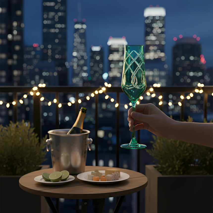 Heritage Kristal Flüt Kadeh - Margerie Crystal