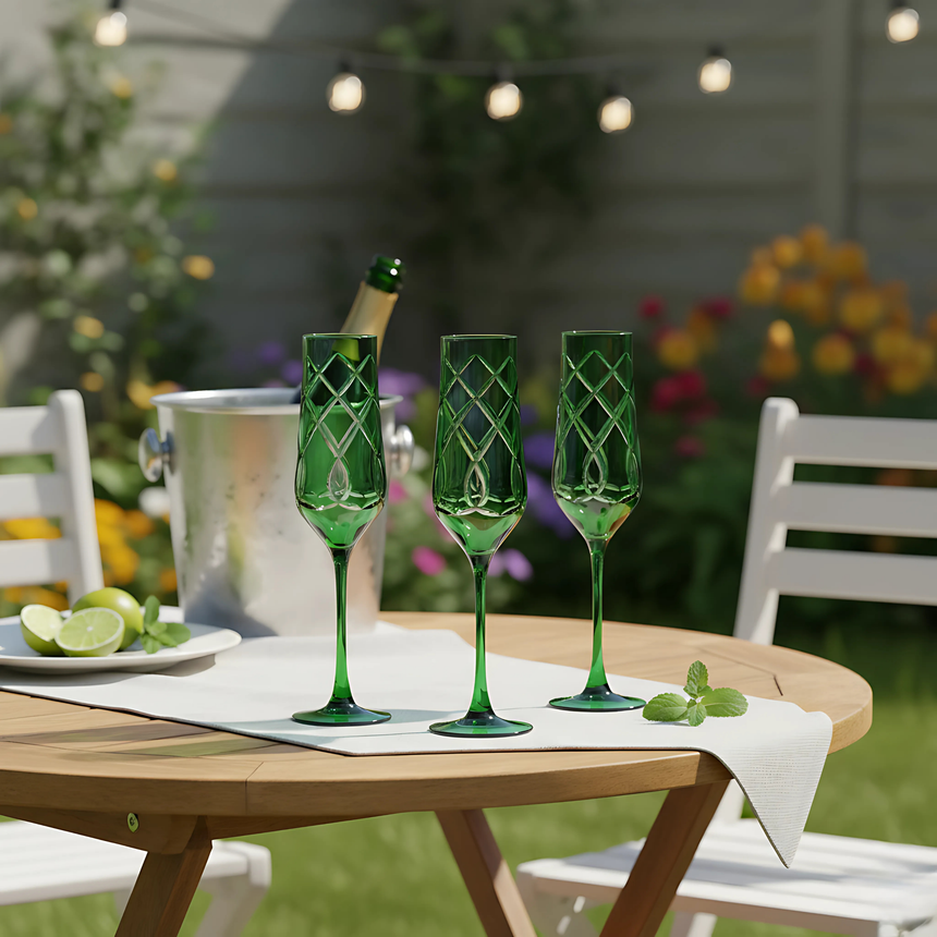 Heritage Kristal Flüt Kadeh - Margerie Crystal