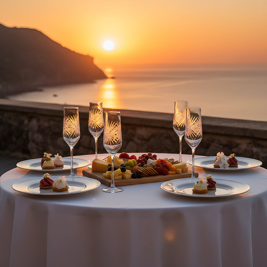 Éclat Kristal Flüt Kadeh - Margerie Crystal