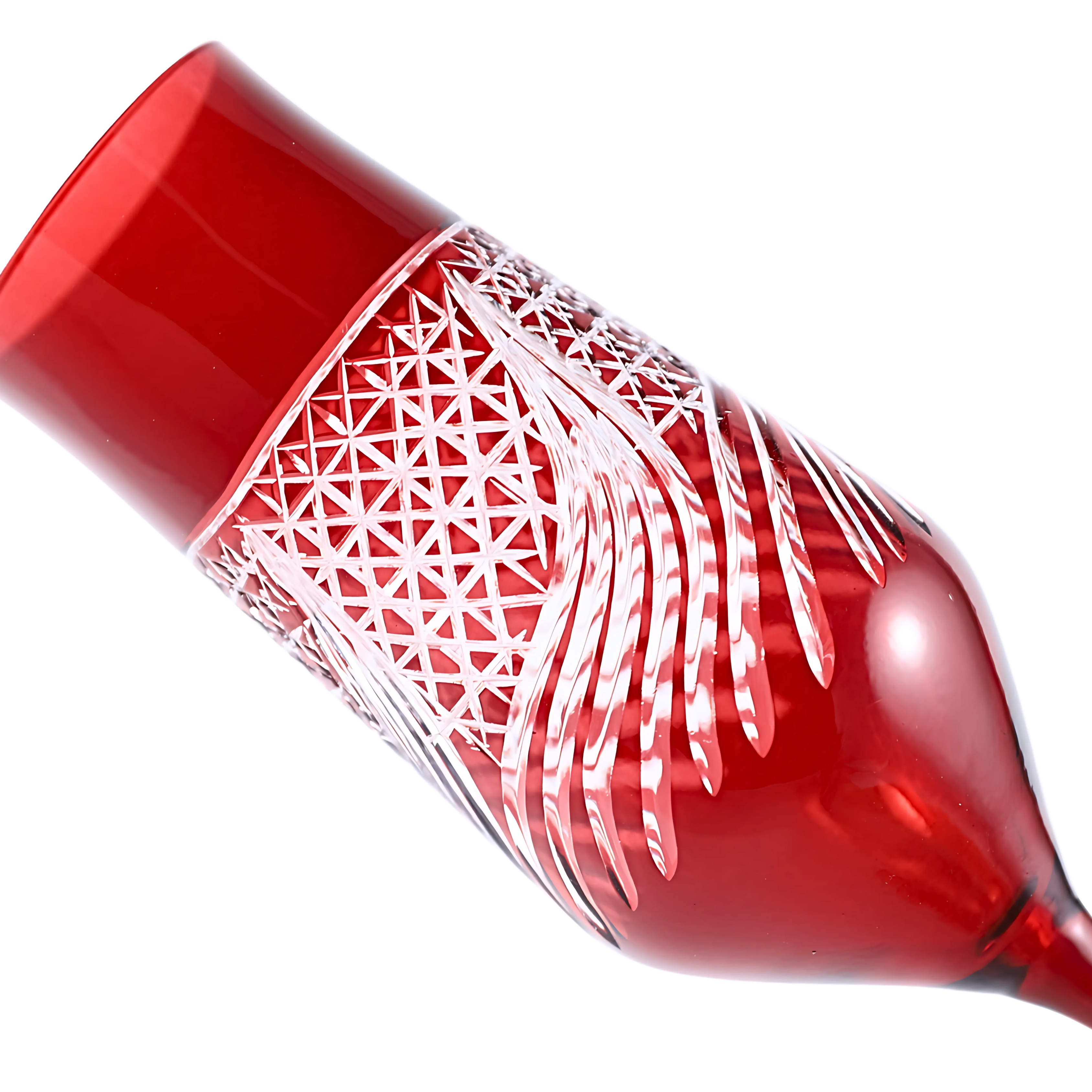 Aurora Kristal Flüt Kadeh - Margerie Crystal