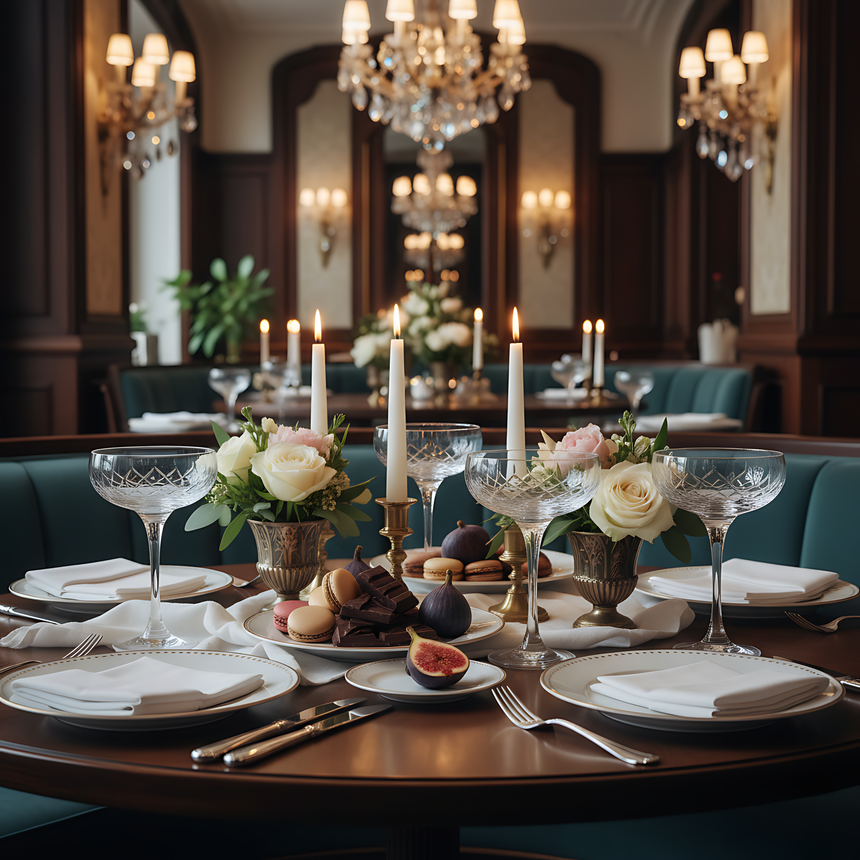 Aria Kup Ayaklı Bardak - Margerie Crystal