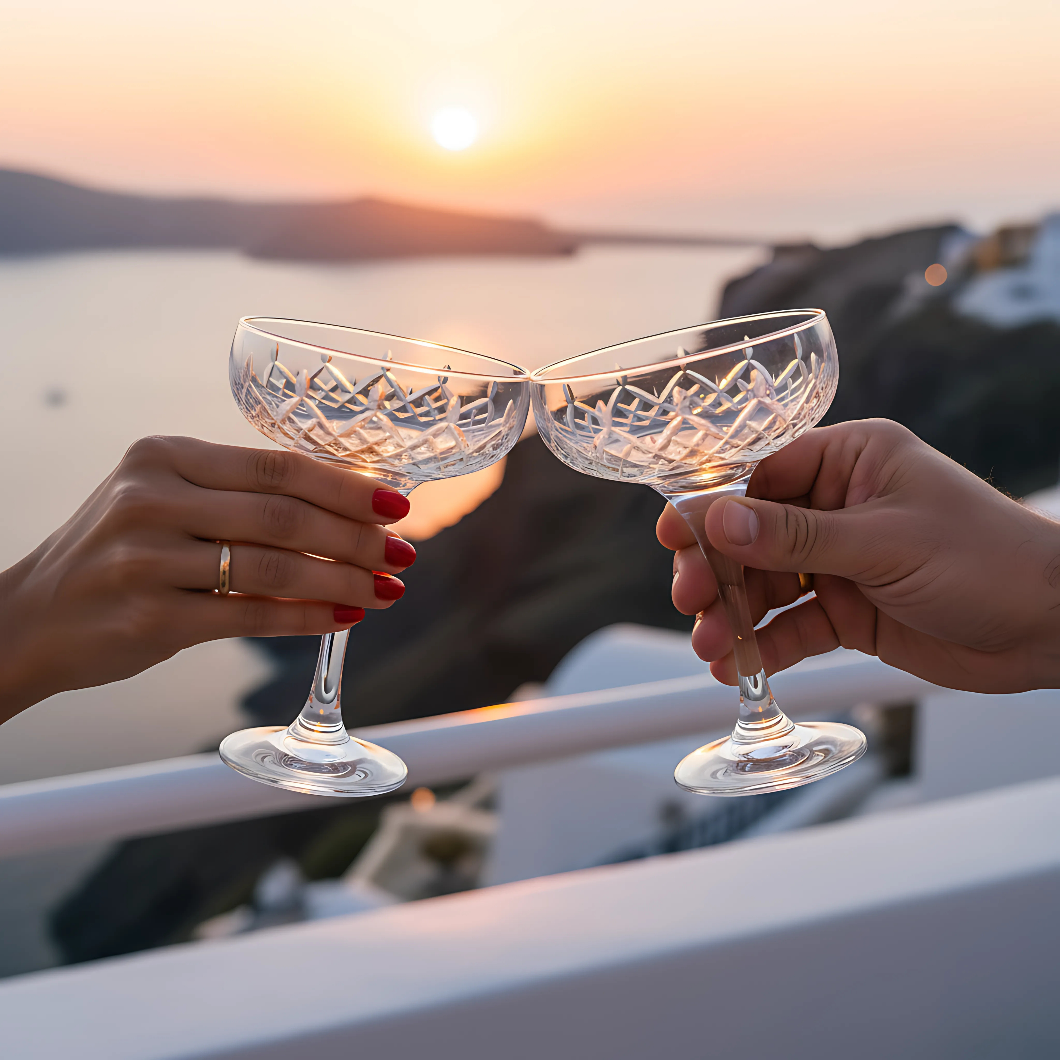 Aria Kup Ayaklı Bardak - Margerie Crystal