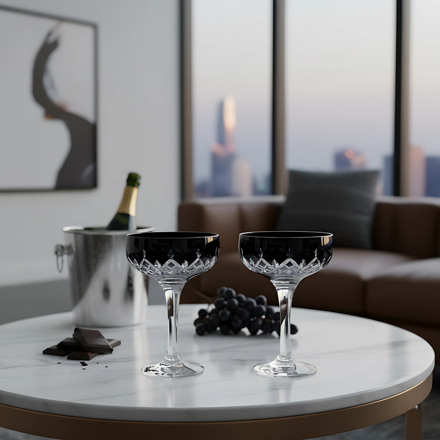 Aria Kup Ayaklı Bardak - Margerie Crystal