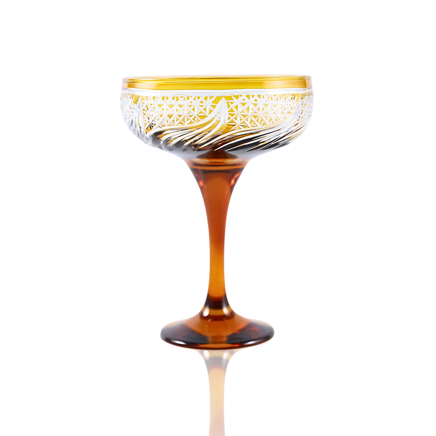 Aurora Kup Ayaklı Bardak - Margerie Crystal