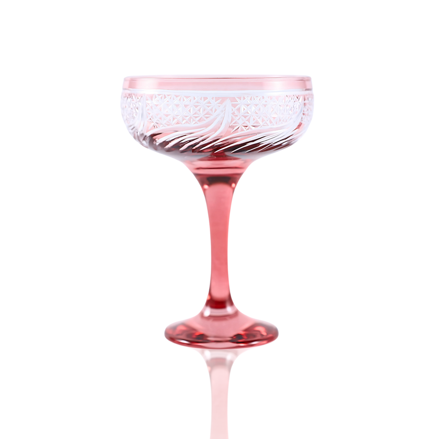 Aurora Kup Ayaklı Bardak - Margerie Crystal