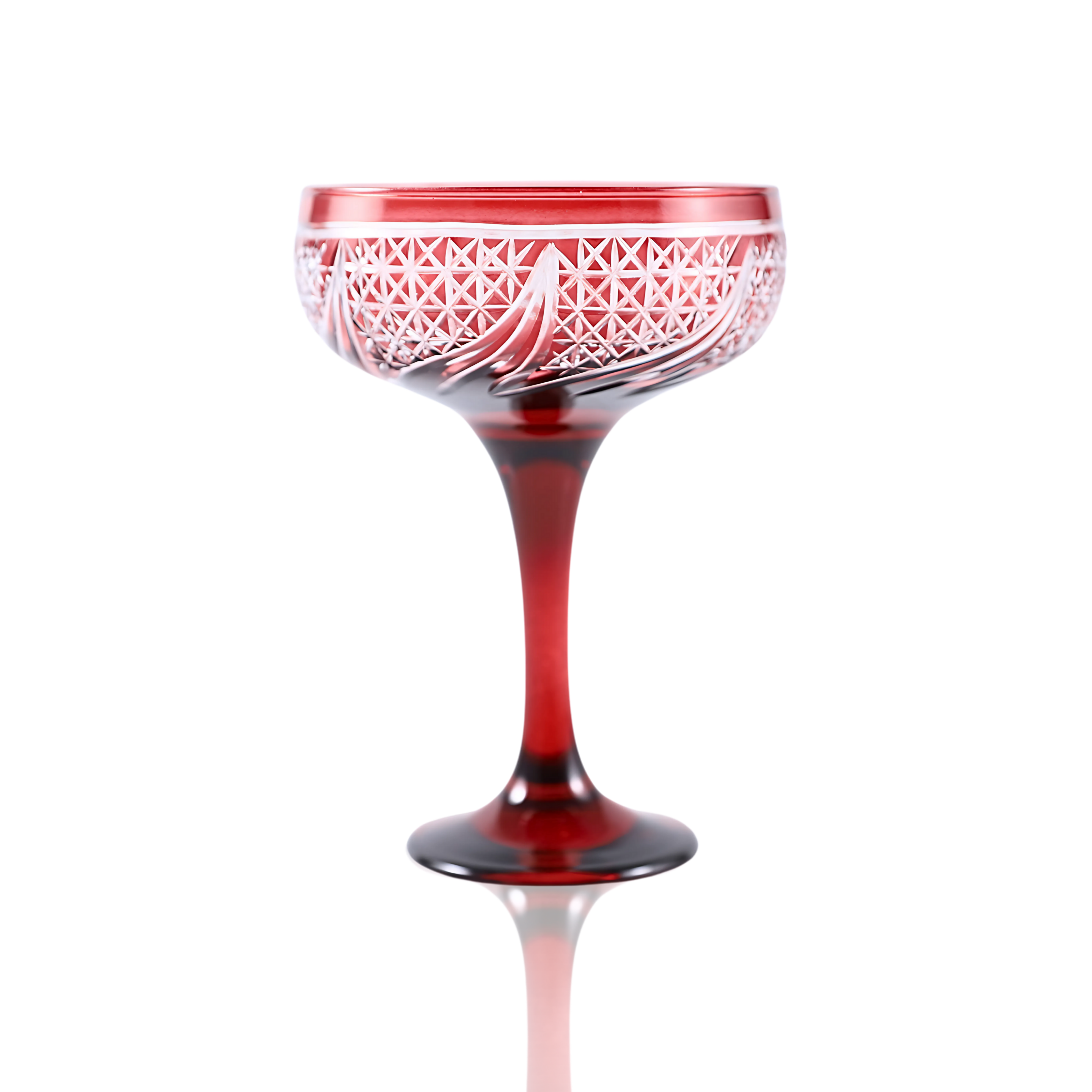 Aurora Kup Ayaklı Bardak - Margerie Crystal