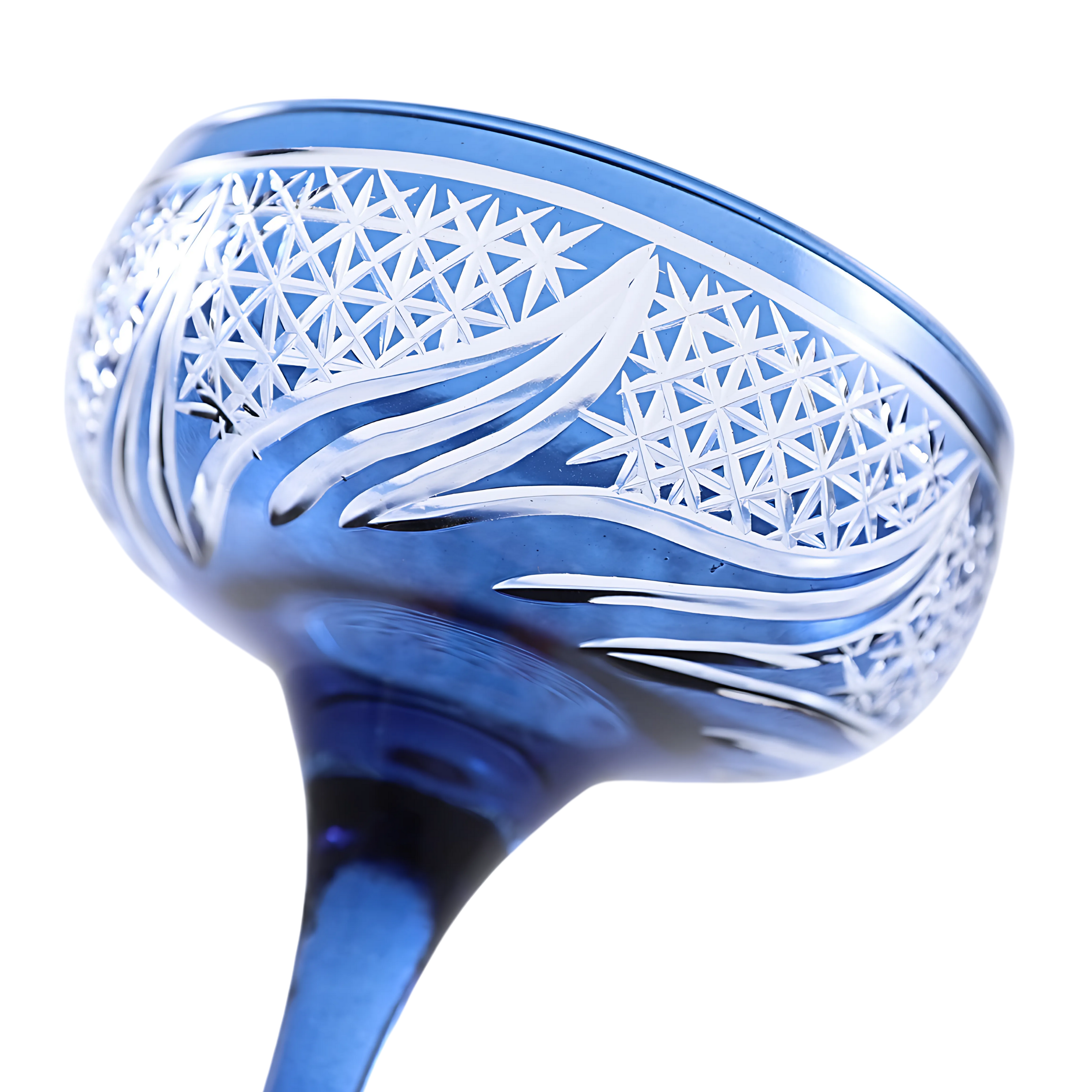 Aurora Kup Ayaklı Bardak - Margerie Crystal