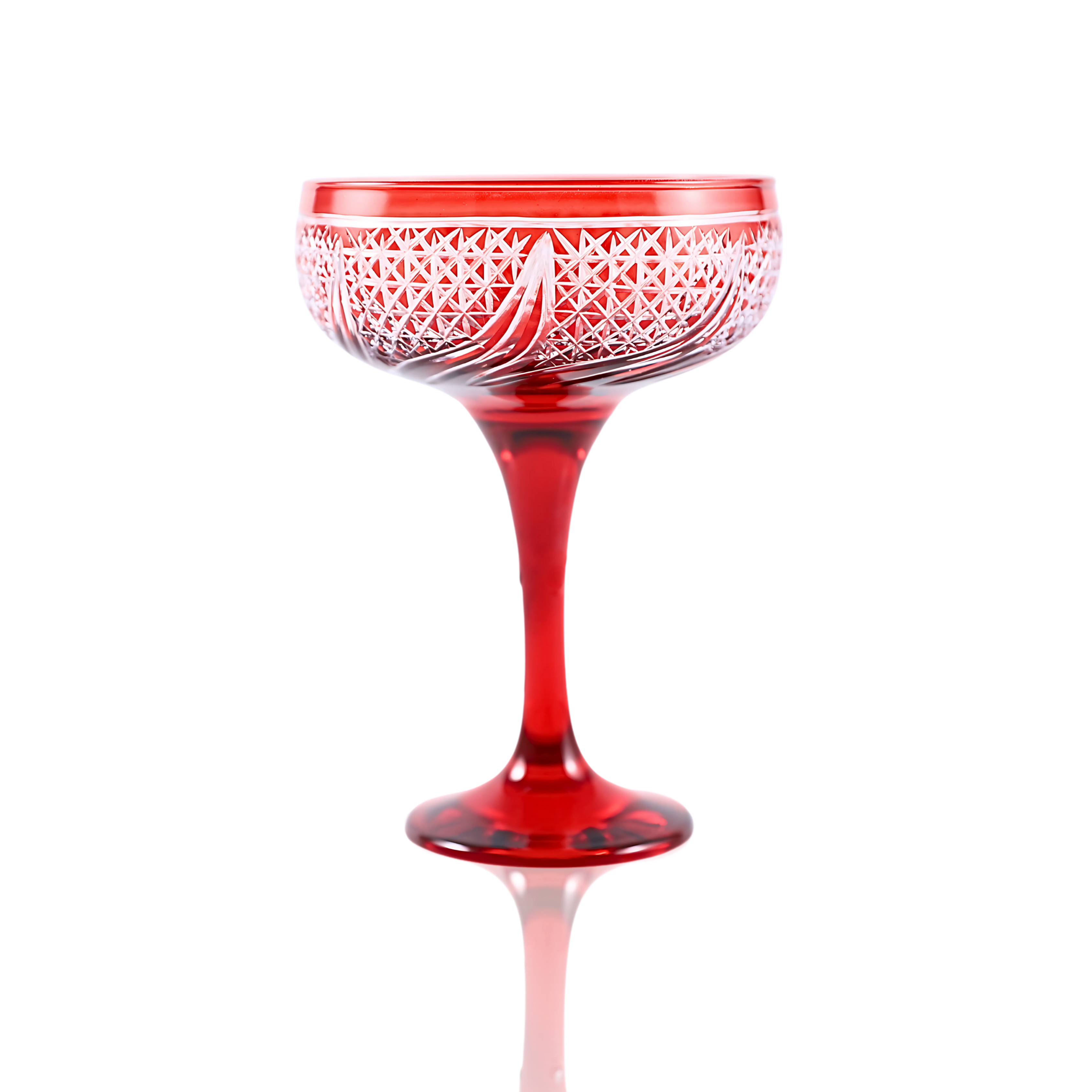 Aurora Kup Ayaklı Bardak - Margerie Crystal