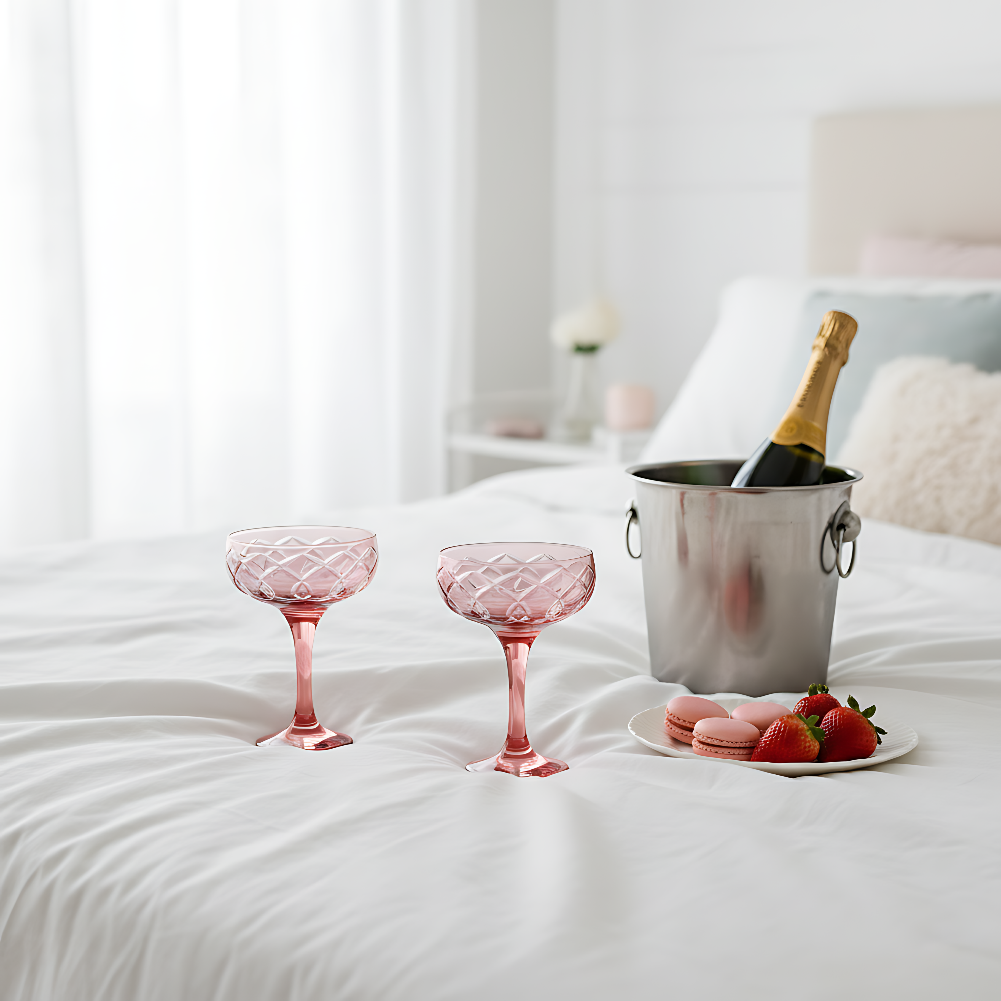 Heritage Kup Ayaklı Bardak - Margerie Crystal